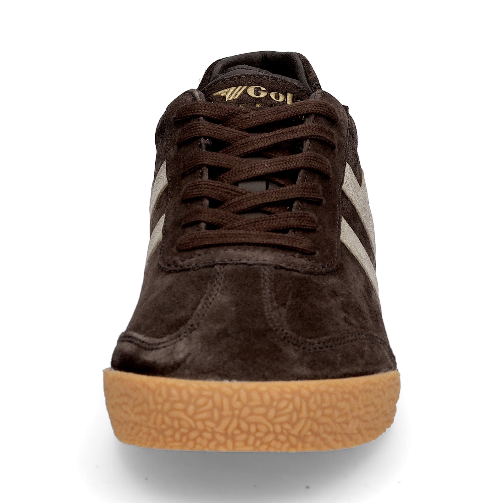 Gola Damen Sneaker Harrier Mirror mocca gold