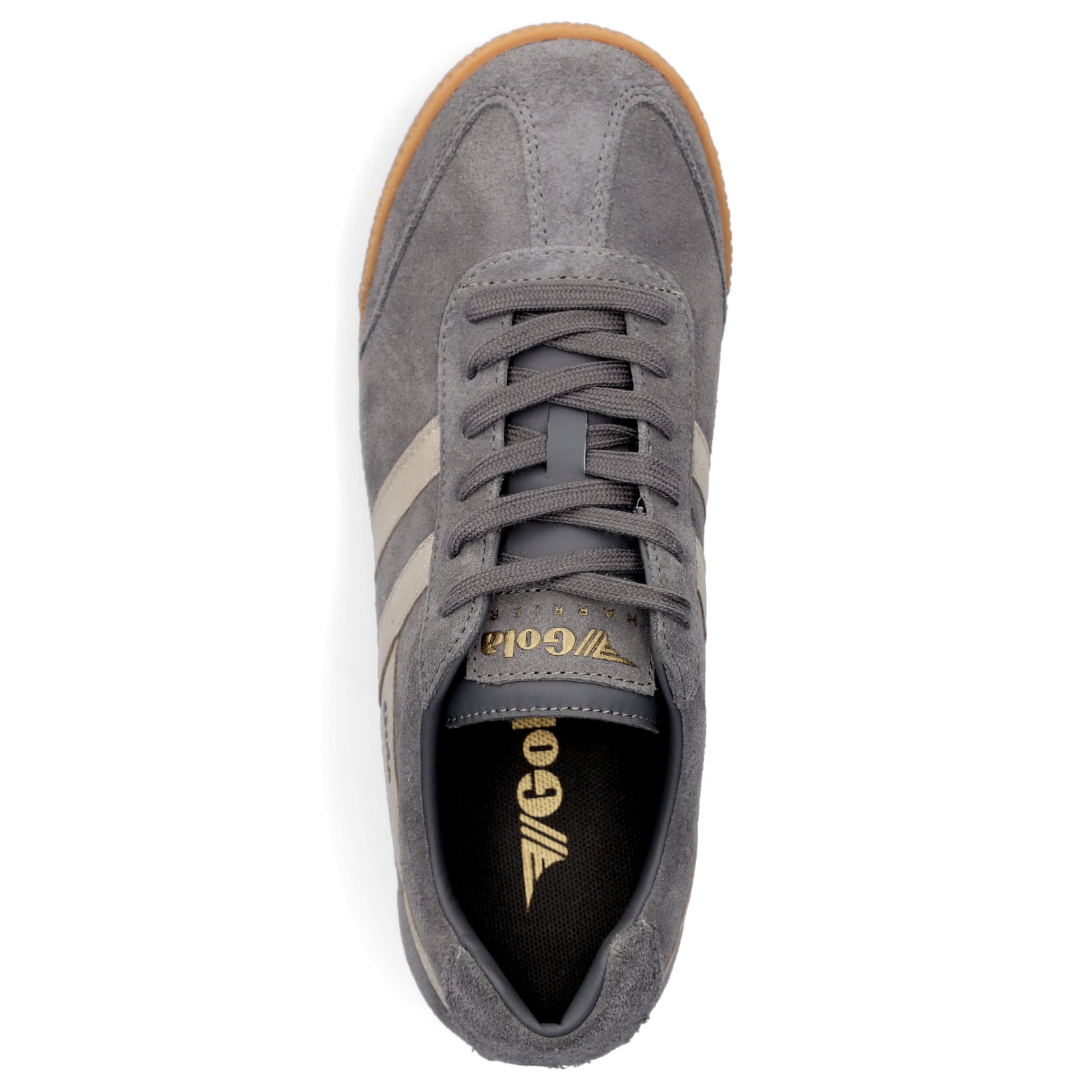 Gola women's sneaker Harrier Mirror gray gold