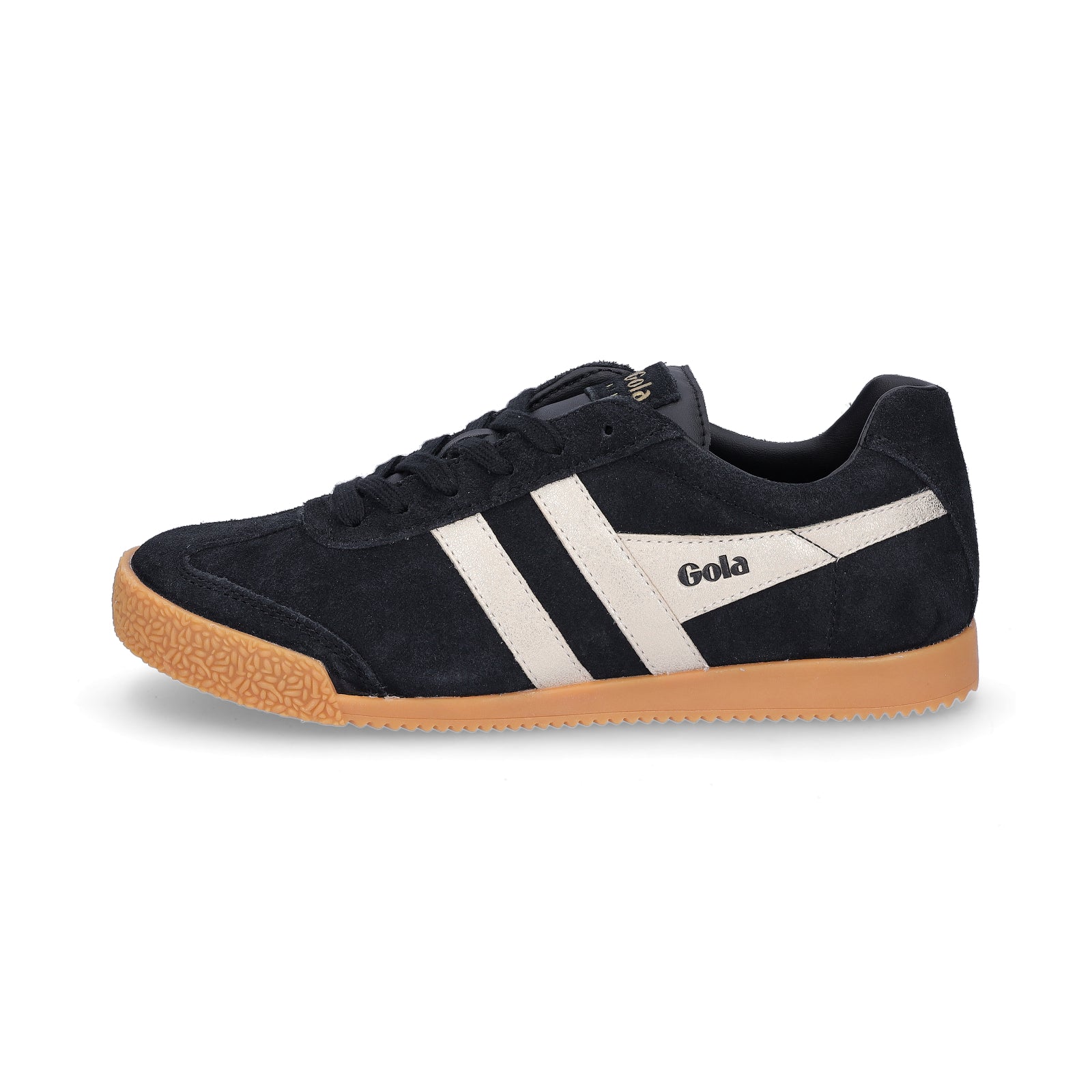 Gola Damen Sneaker Harrier Mirror schwarz gold