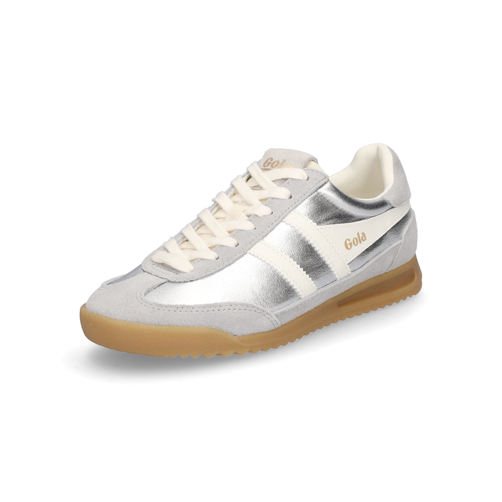 Gola Damen Sneaker Firefly Metallic silber