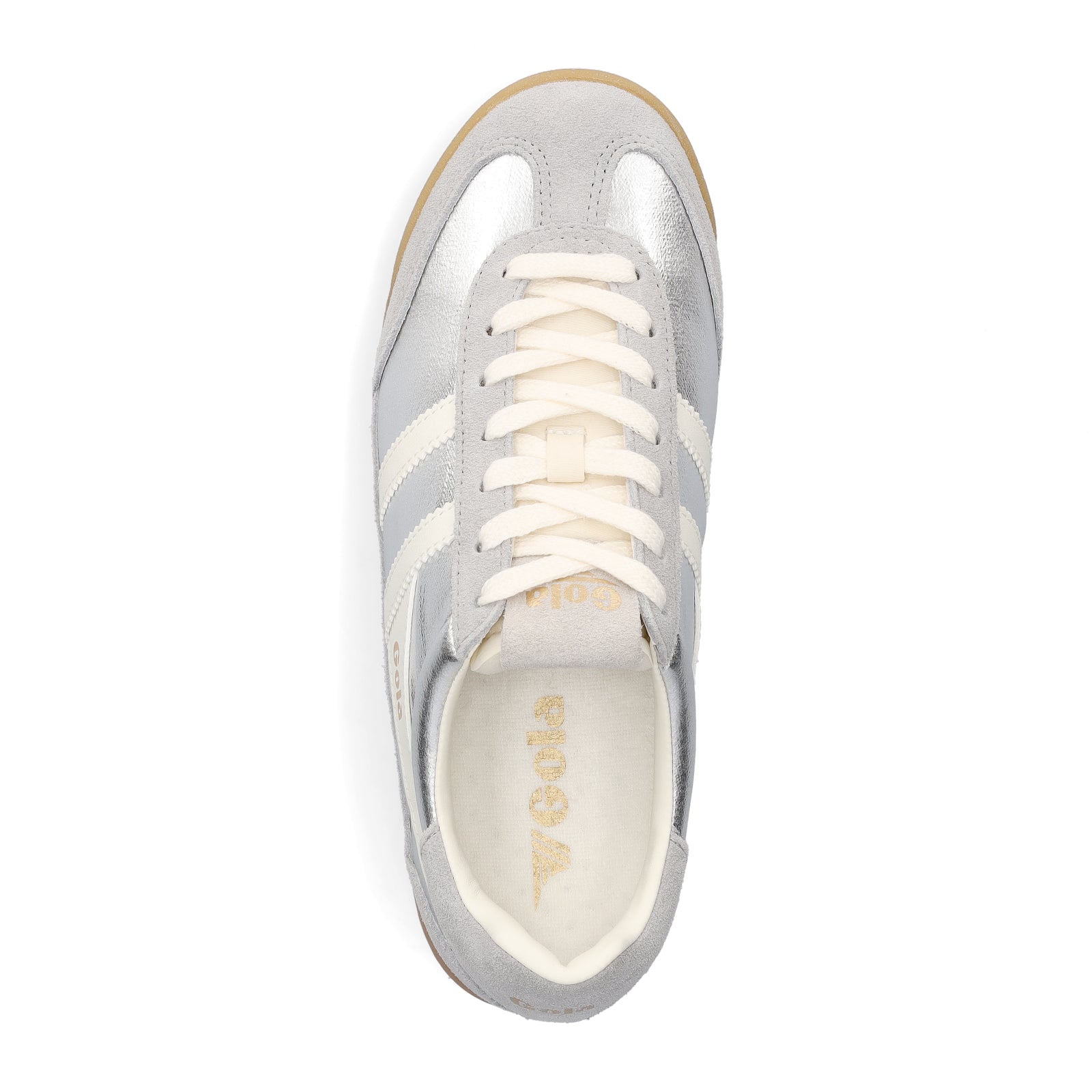 Gola Damen Sneaker Firefly Metallic silber