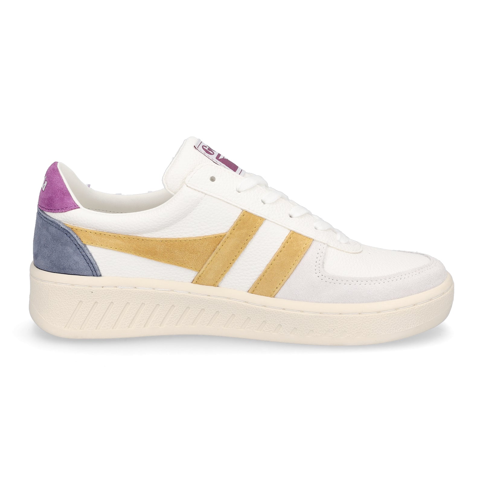 Gola Damen Sneaker Grandslam Trident weiß gelb