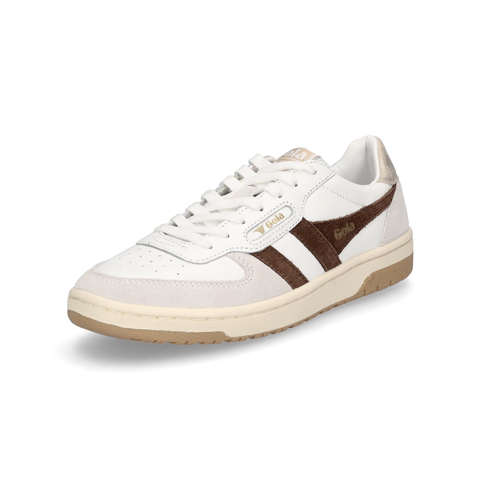 Gola women's sneakers Hawk white brown