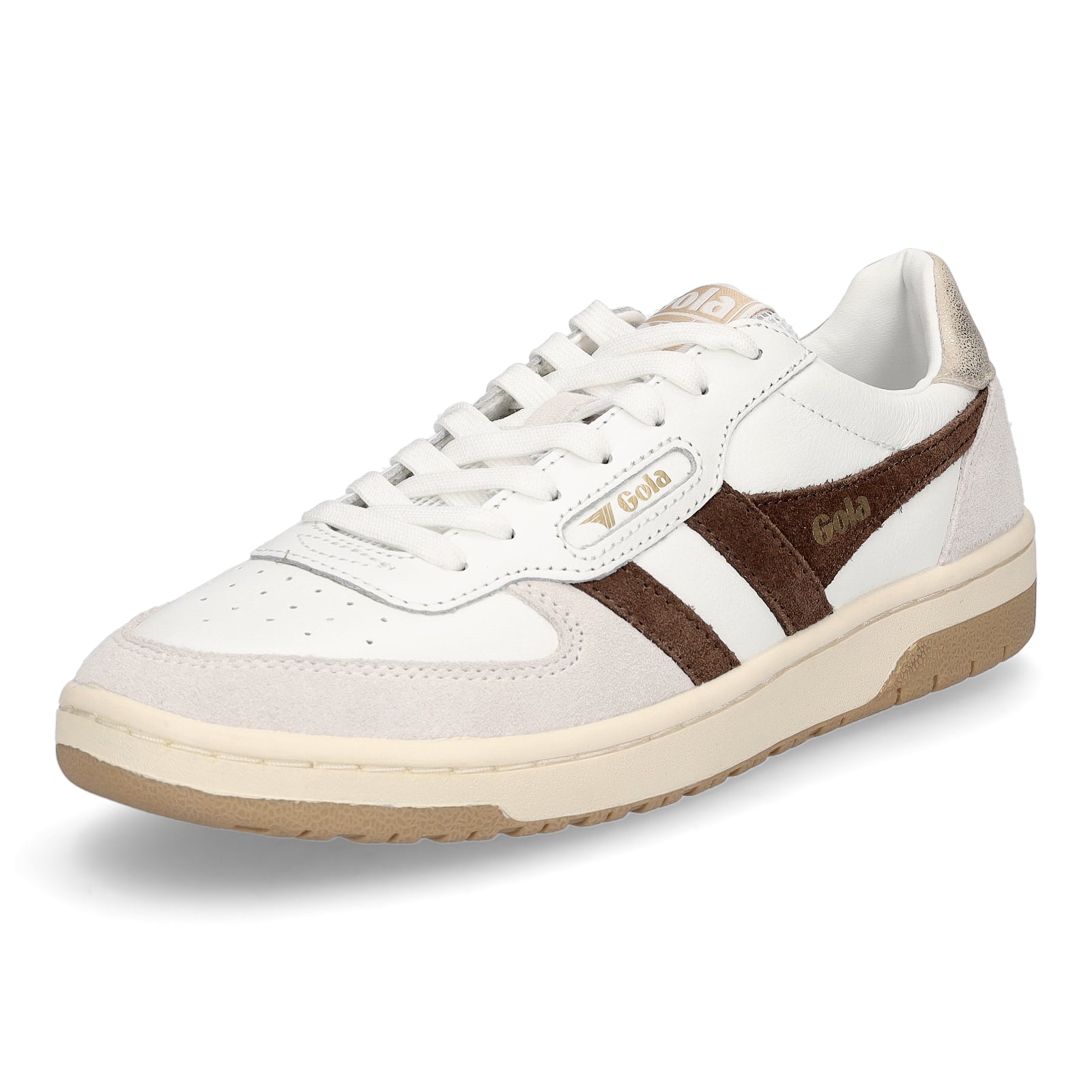Gola women's sneakers Hawk white brown