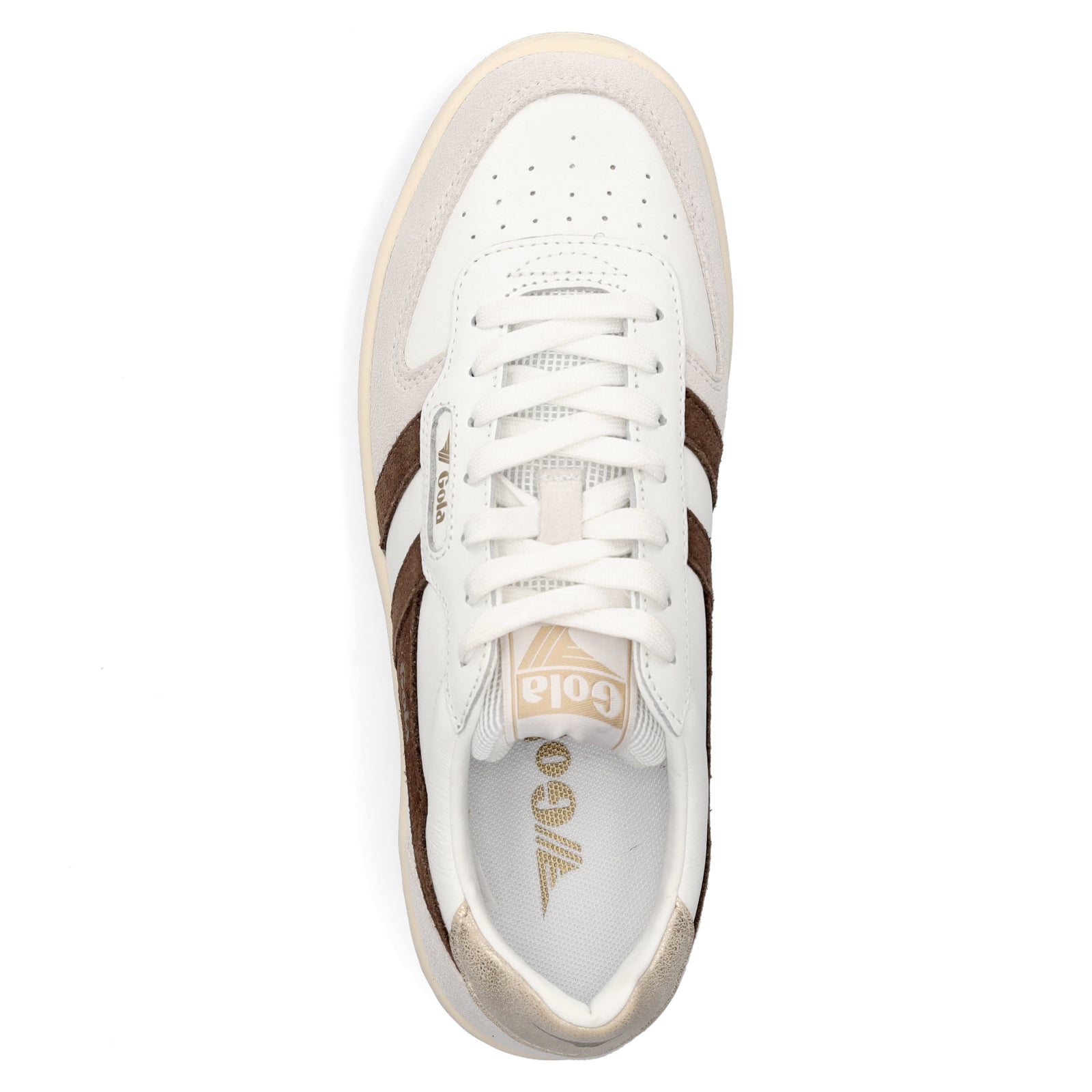 Gola women's sneakers Hawk white brown
