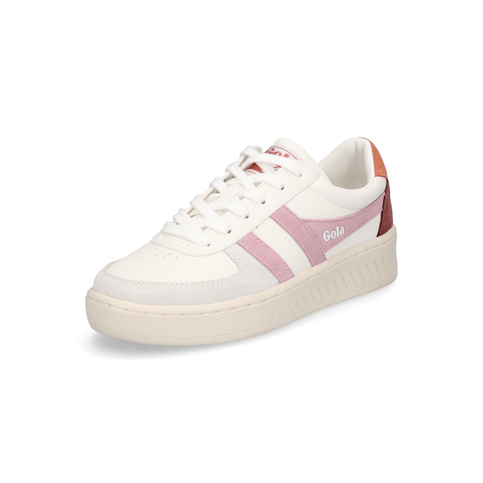 Gola Damen Sneaker Grandslam Trident weiß rosa
