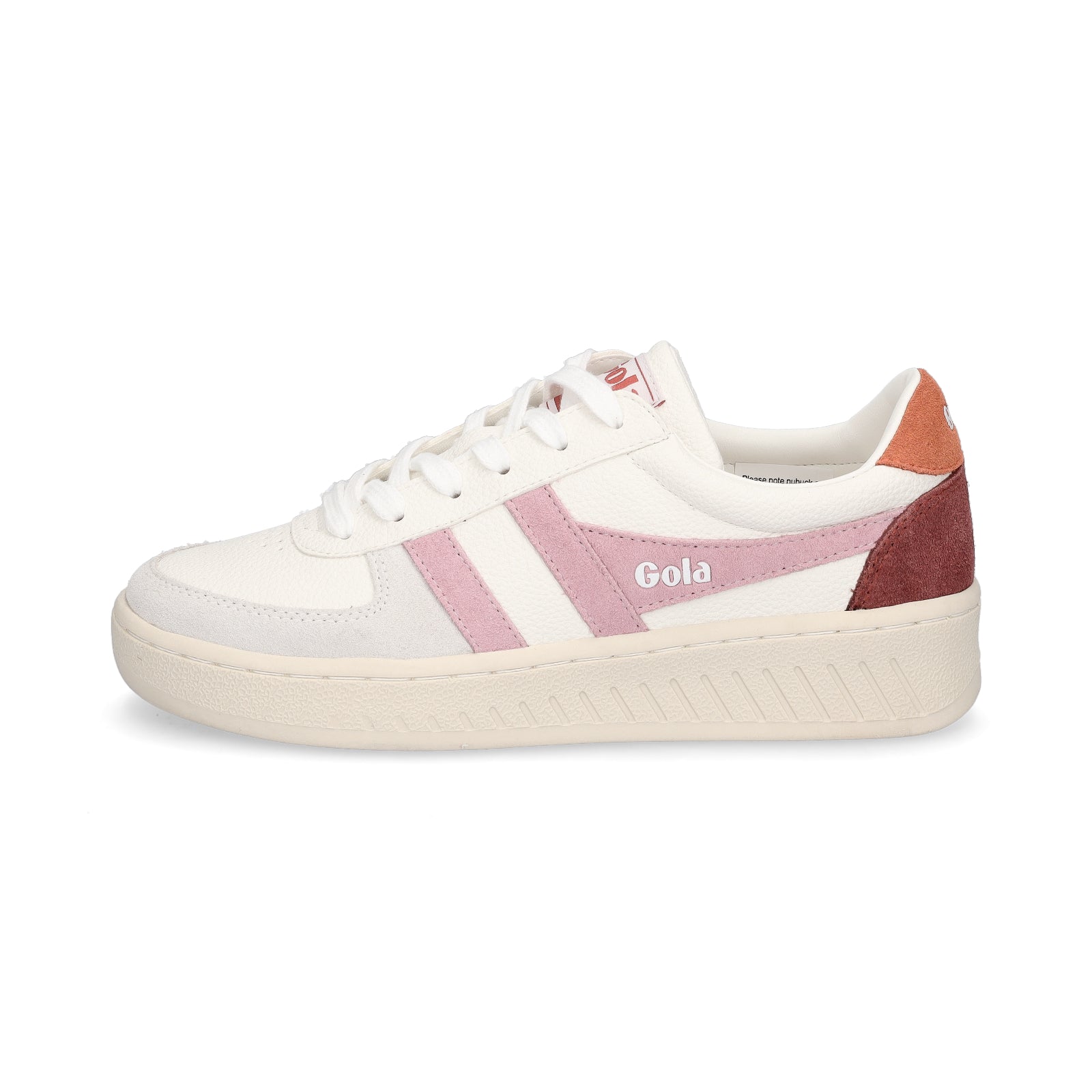 Gola Damen Sneaker Grandslam Trident weiß rosa