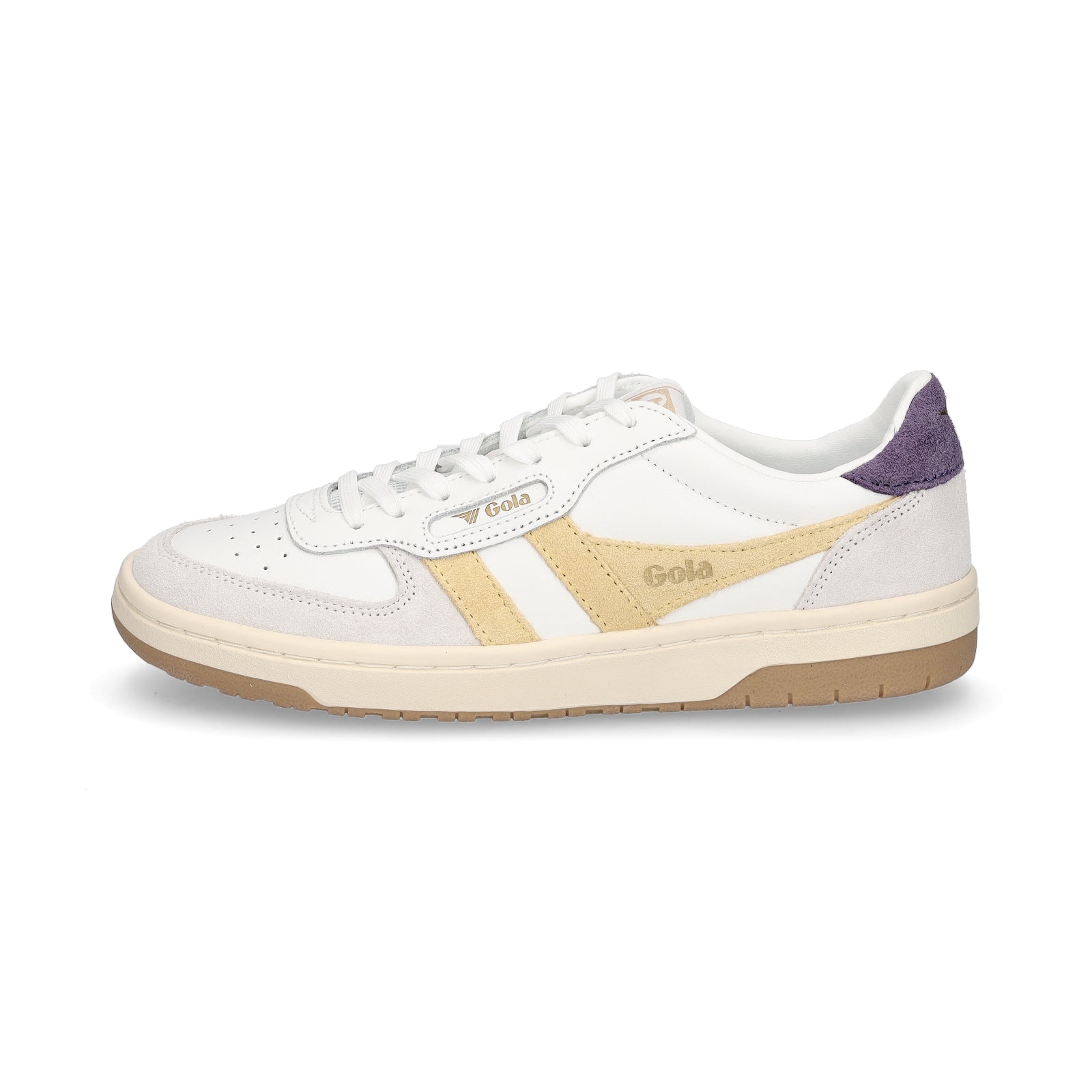Gola Damen Sneaker Hawk weiß gelb