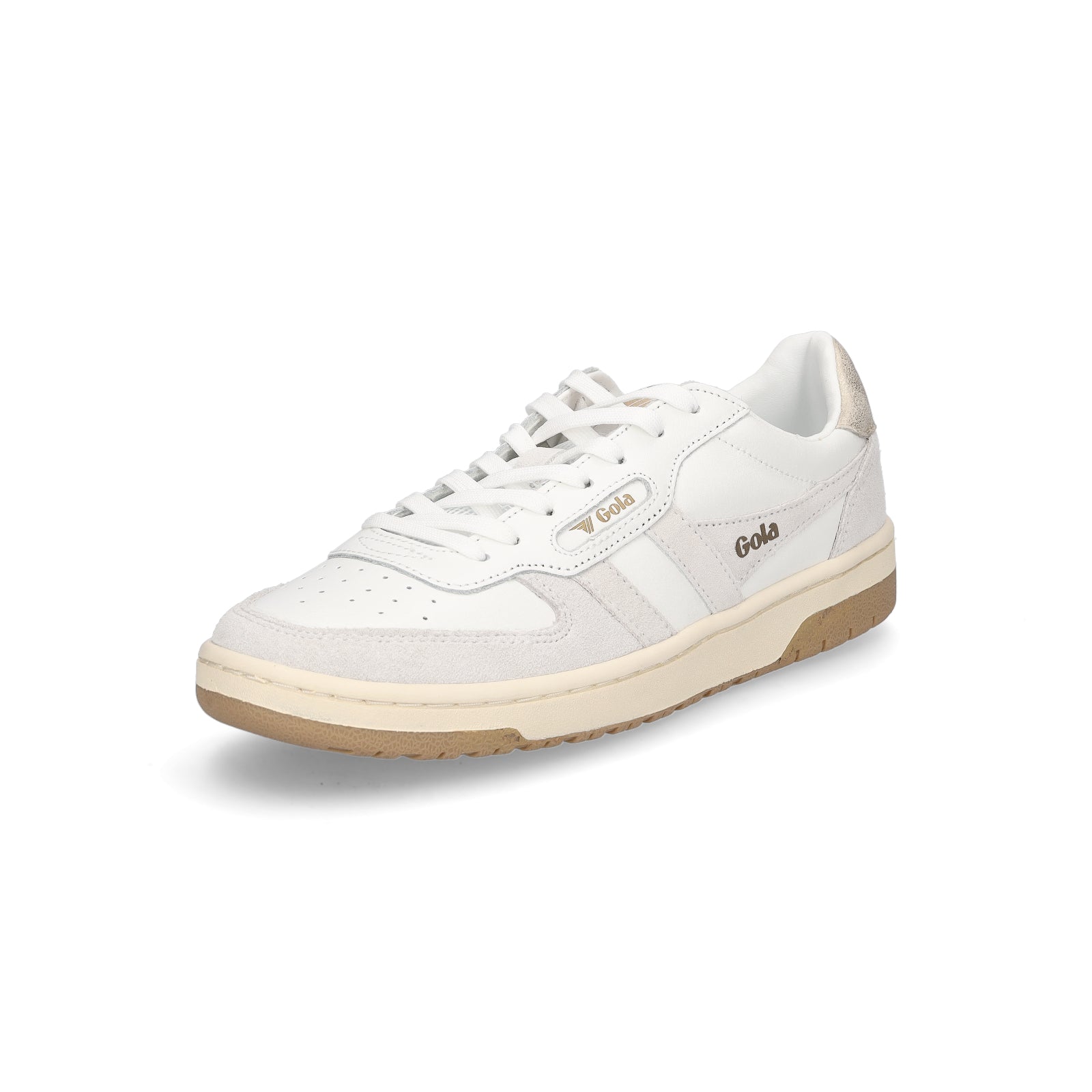 Gola Damen Sneaker Hawk weiß gold