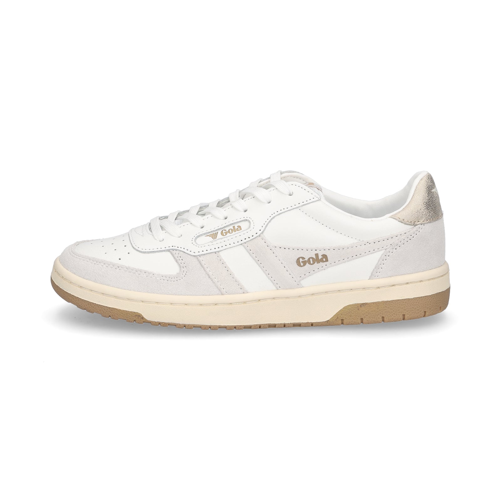 Gola Damen Sneaker Hawk weiß gold