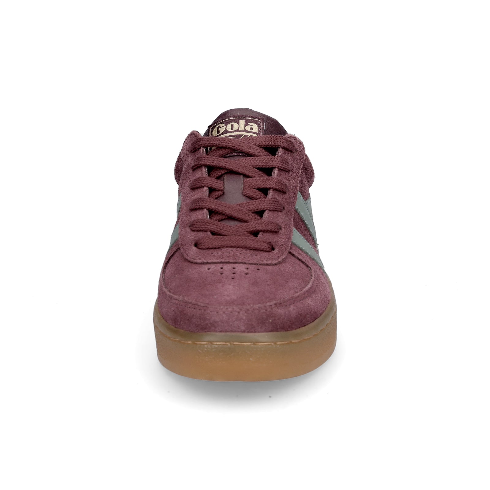Gola women's sneakers Grandslam Suede wine red light green
