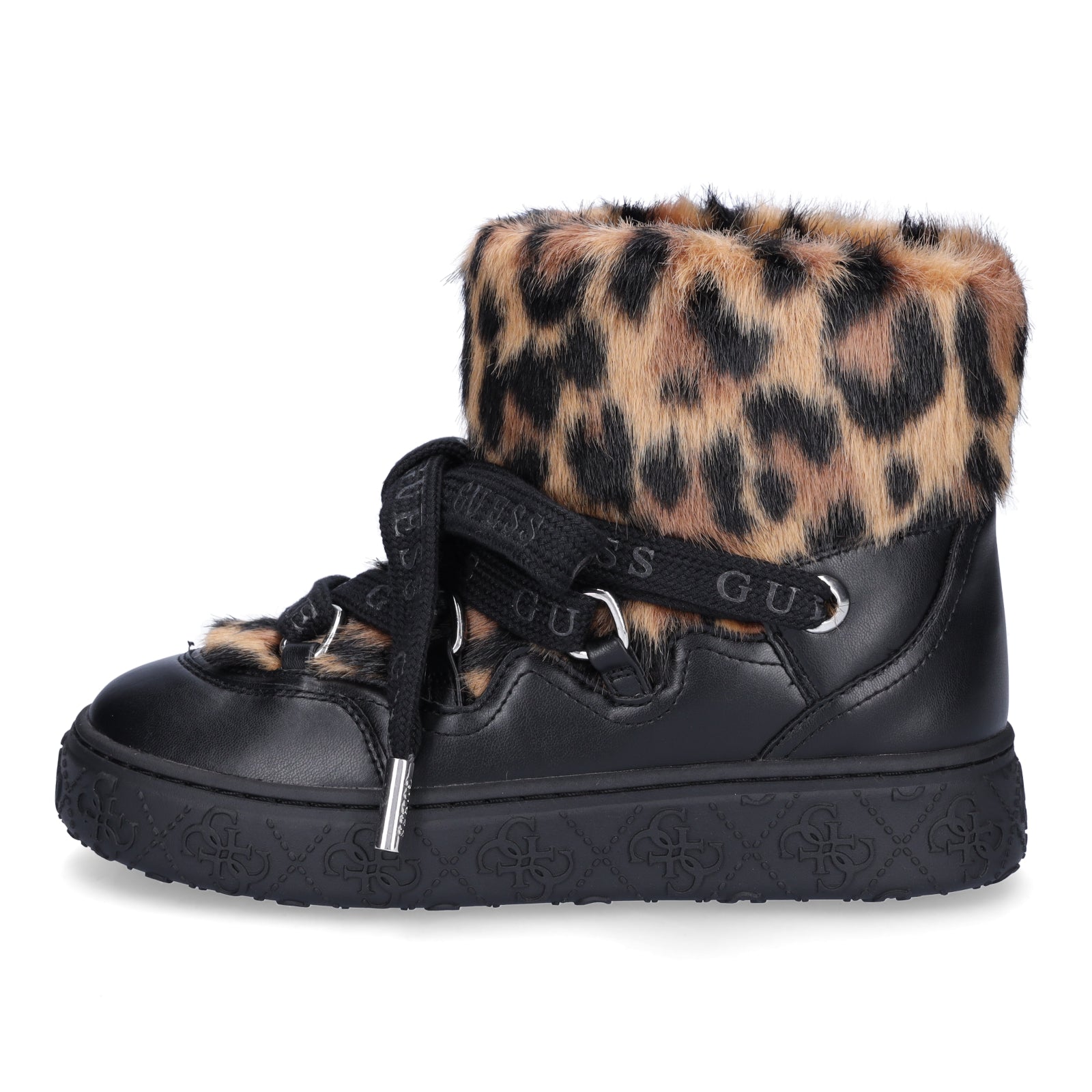 Guess Damen Boot Uneek schwarz leo