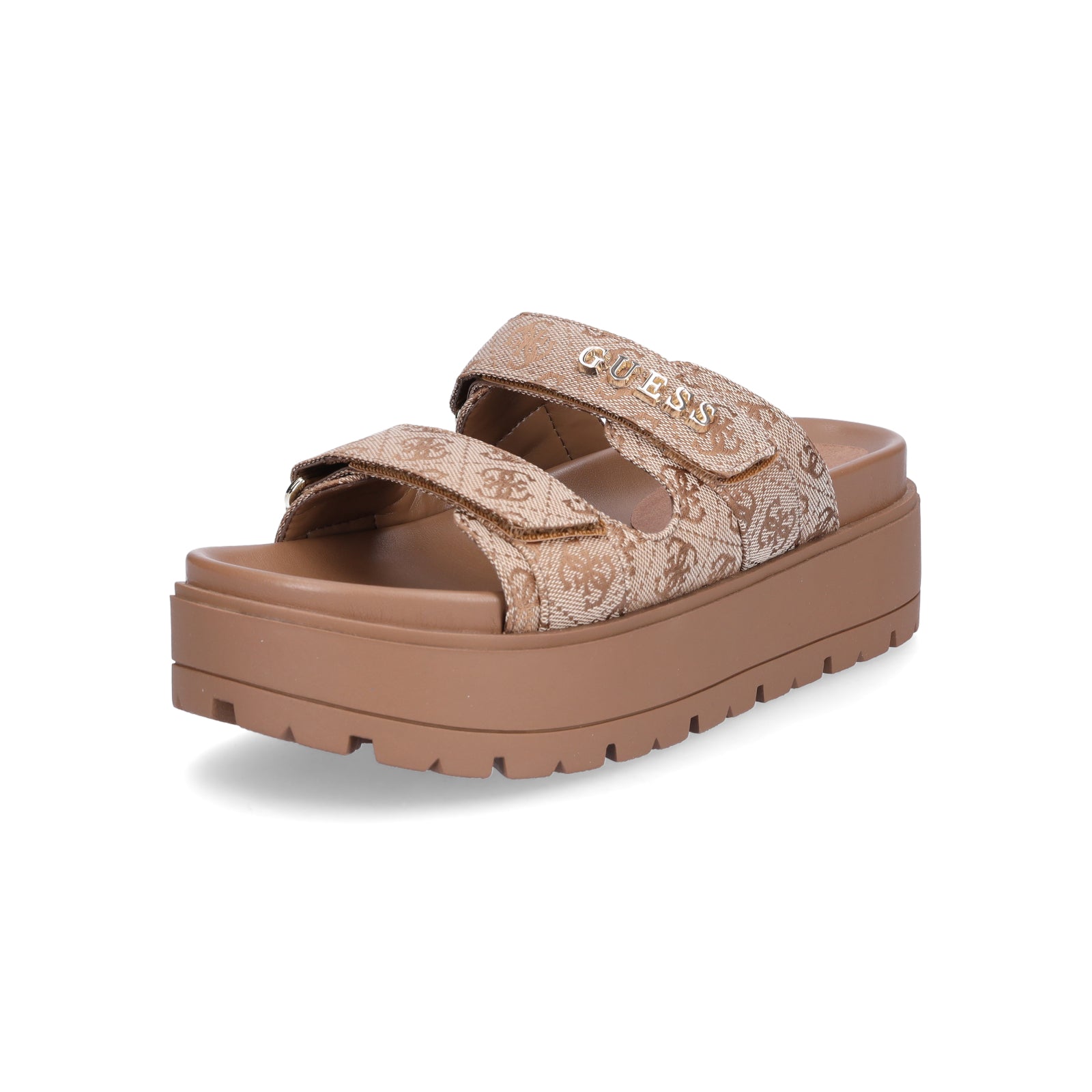 Guess Damen Pantolette Faxon2 beige braun