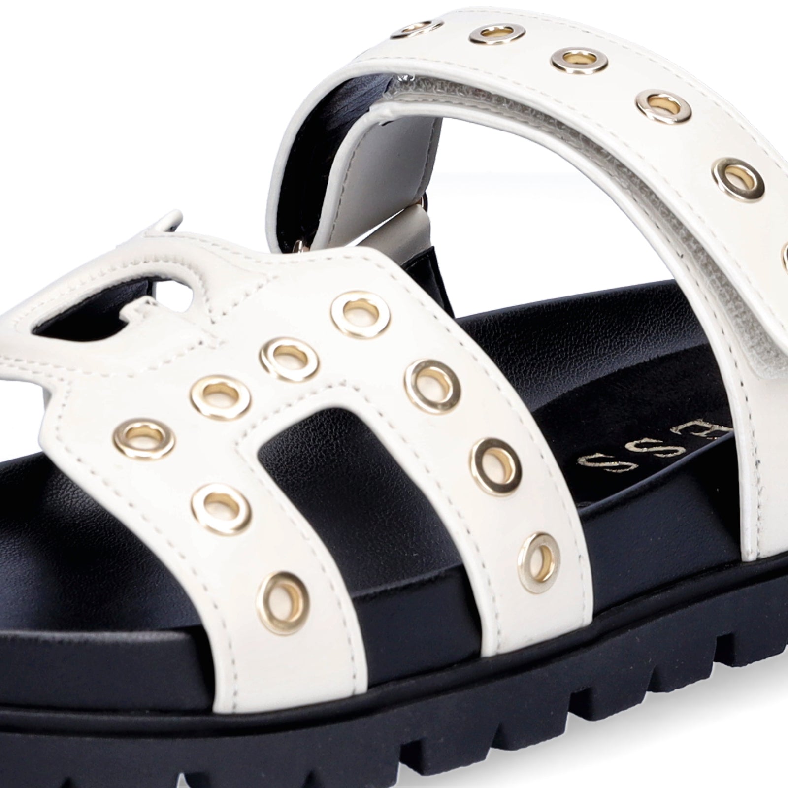 Guess women's mules fashion ivory