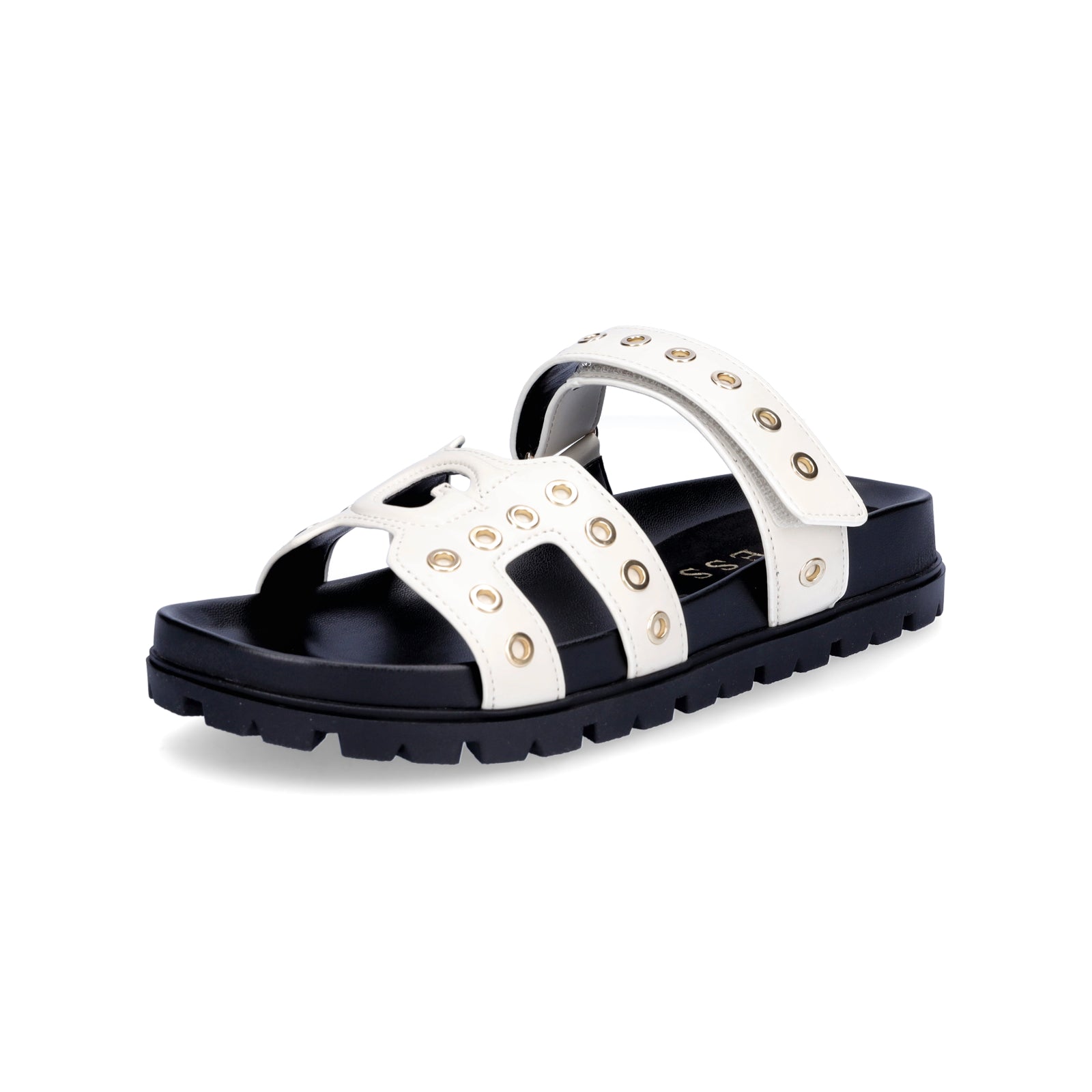 Guess women's mules fashion ivory