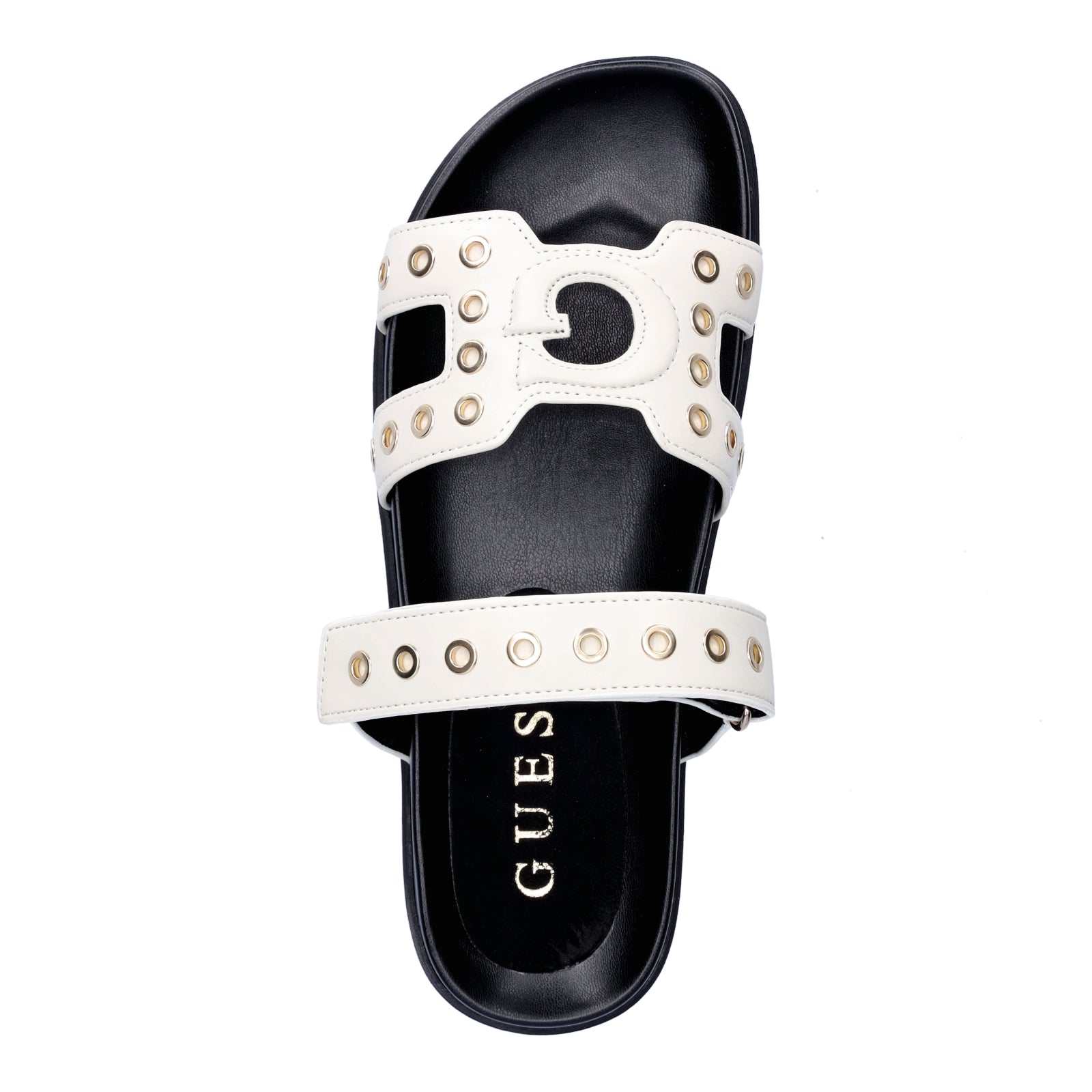 Guess women's mules fashion ivory