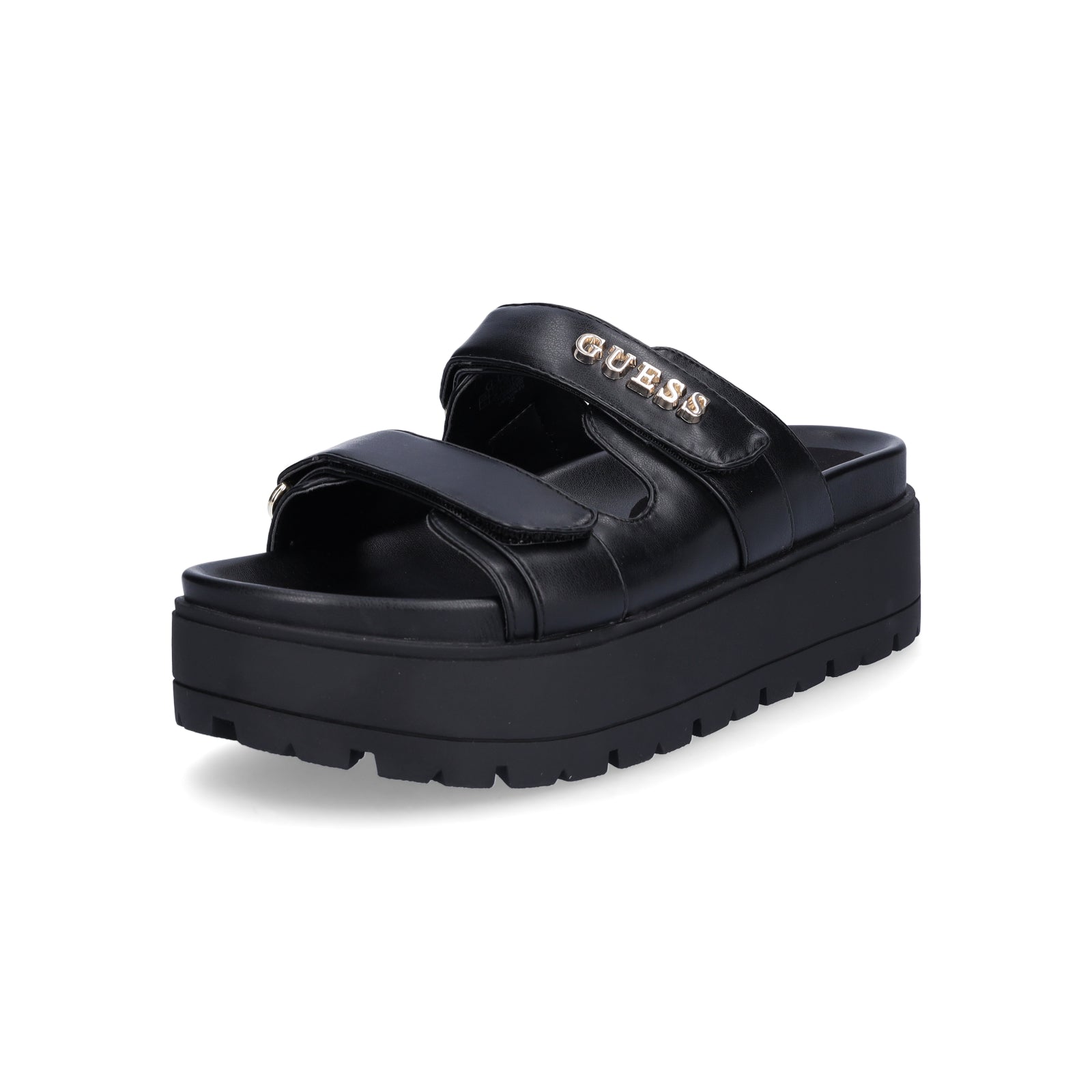 Guess Damen Pantolette Faxon schwarz