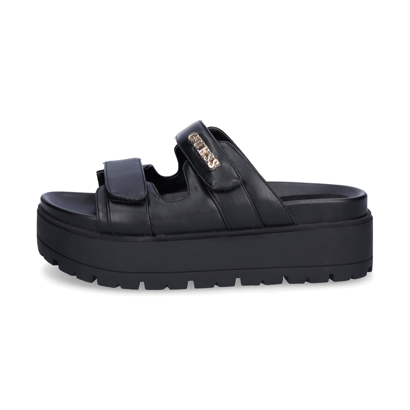 Guess Damen Pantolette Faxon schwarz