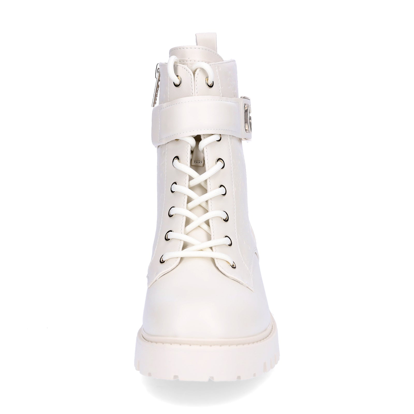 Guess women's lace-up boot Oranda ivory