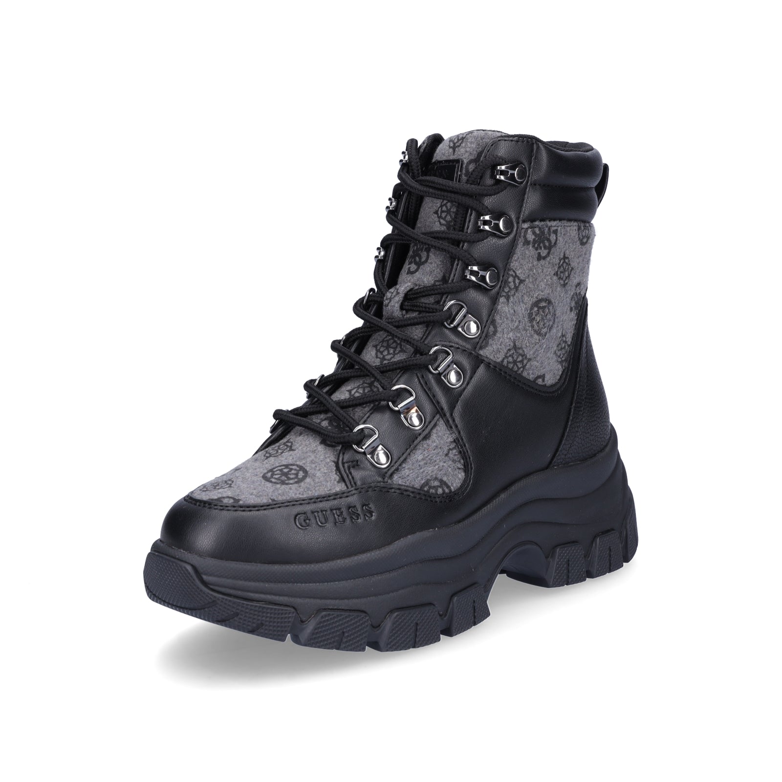 Guess Damen Schnürboot Bliza schwarz