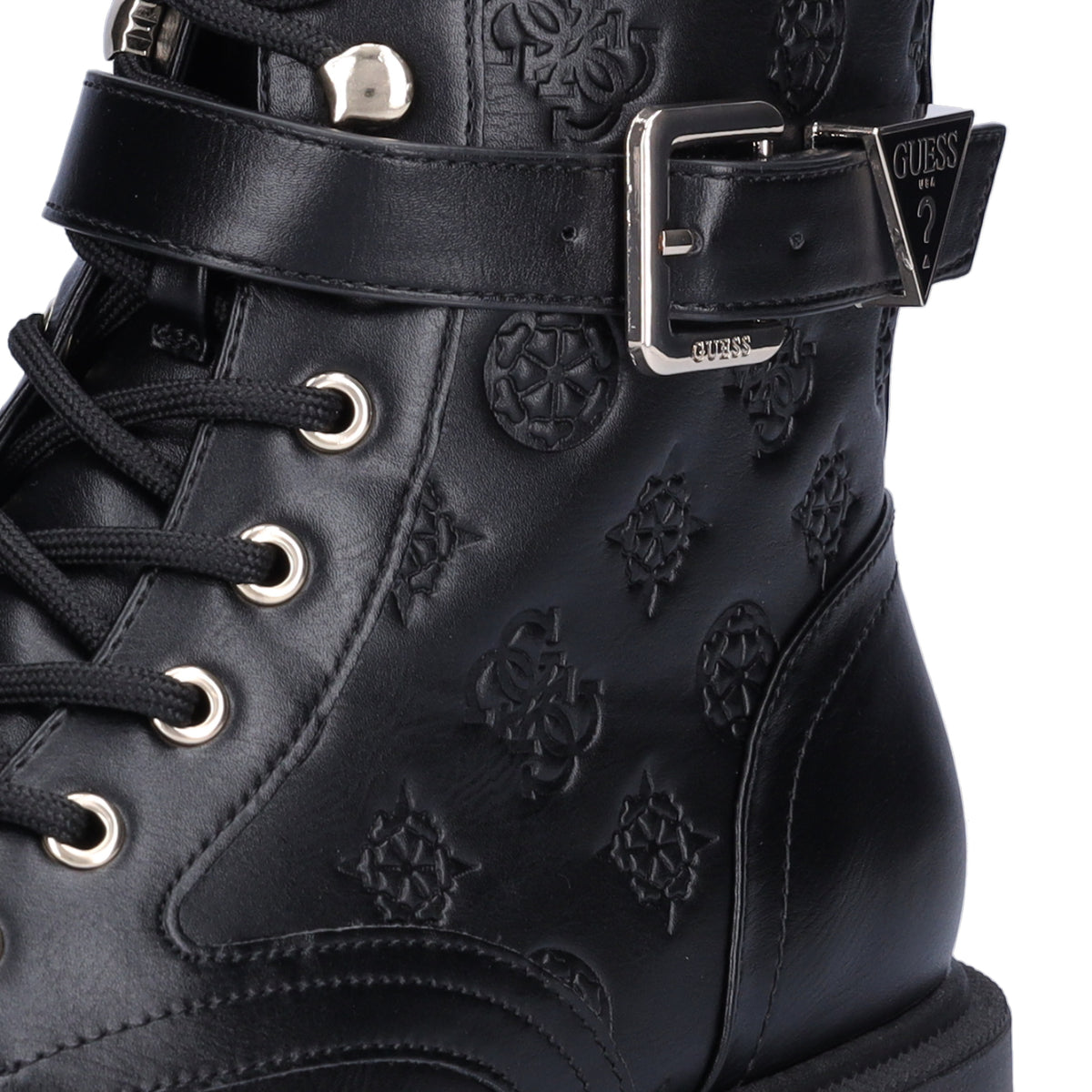 Guess Damen Schnürboot Fellini schwarz