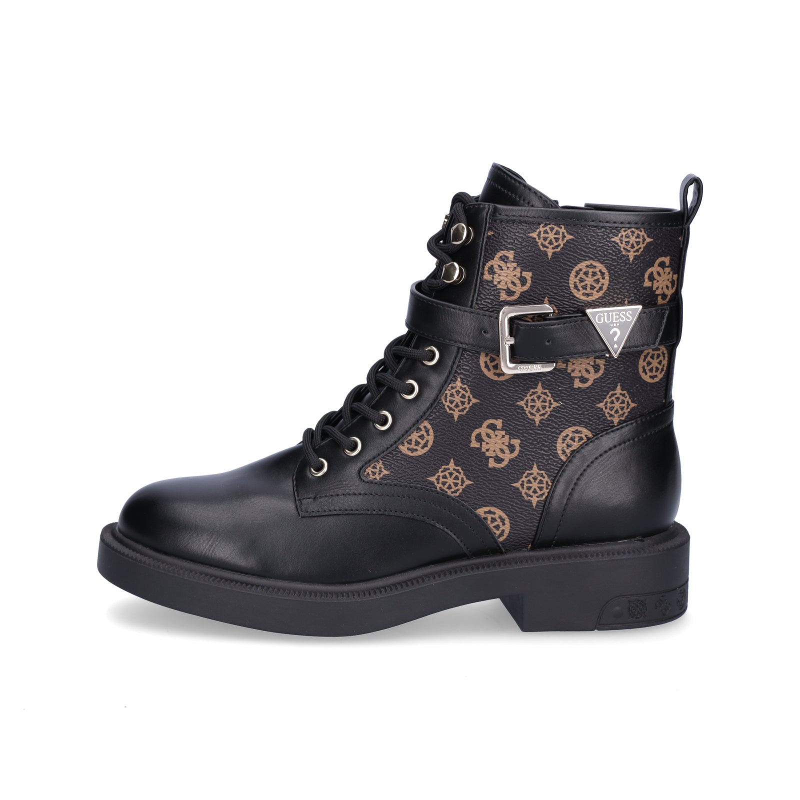 Guess Damen Schnürboot Fellini schwarz braun