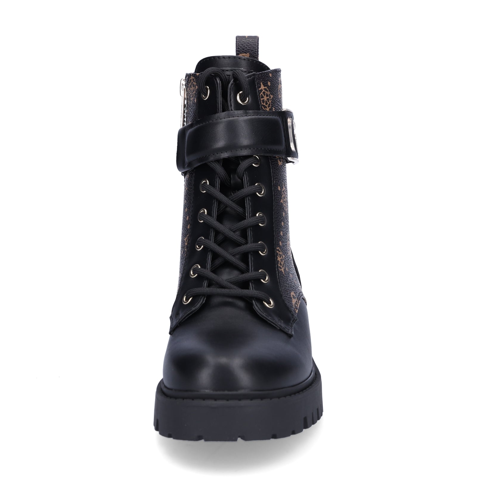 Guess women's lace-up boot Oranda black brown