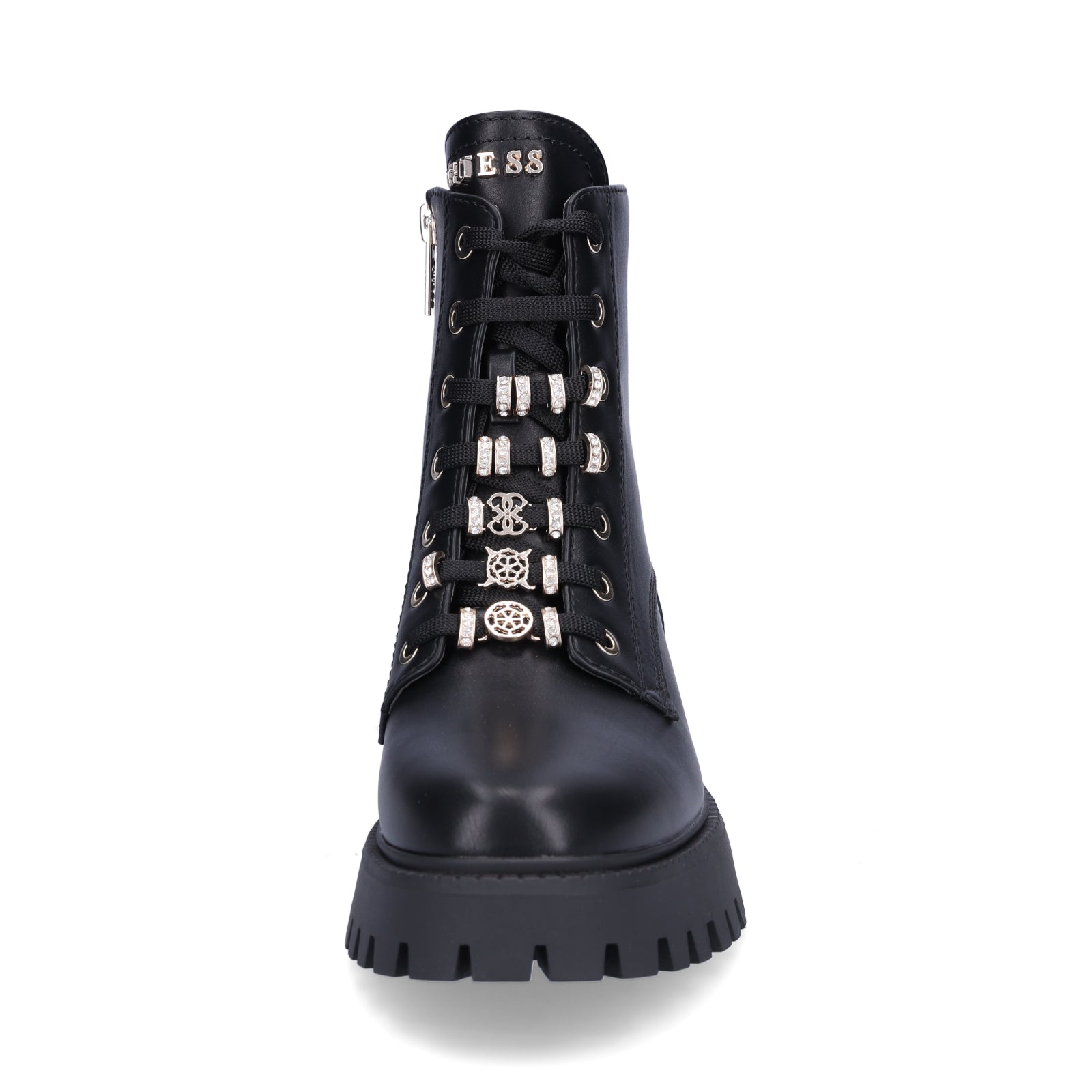 Guess Damen Schnürboot Fiona schwarz