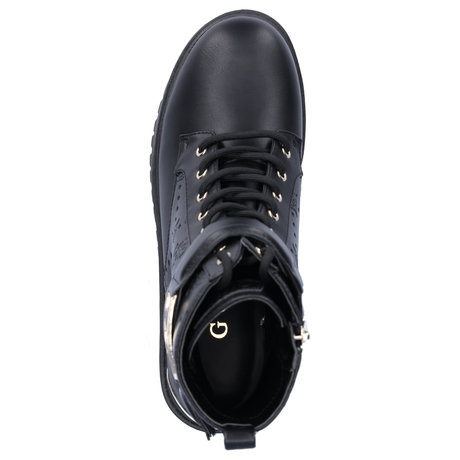 Guess women's lace-up boot Oranda black