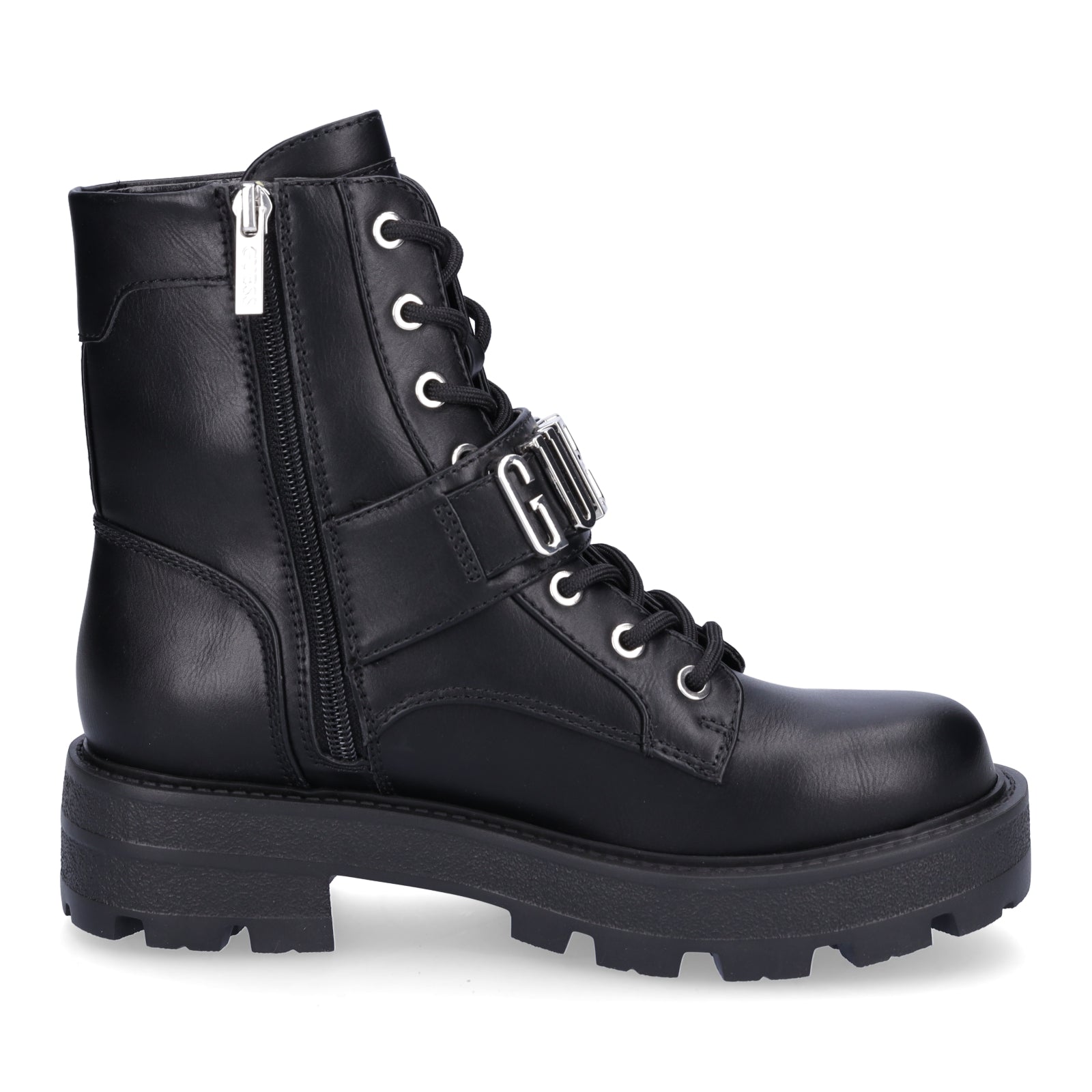 Guess Damen Schnürboot Yanzy schwarz