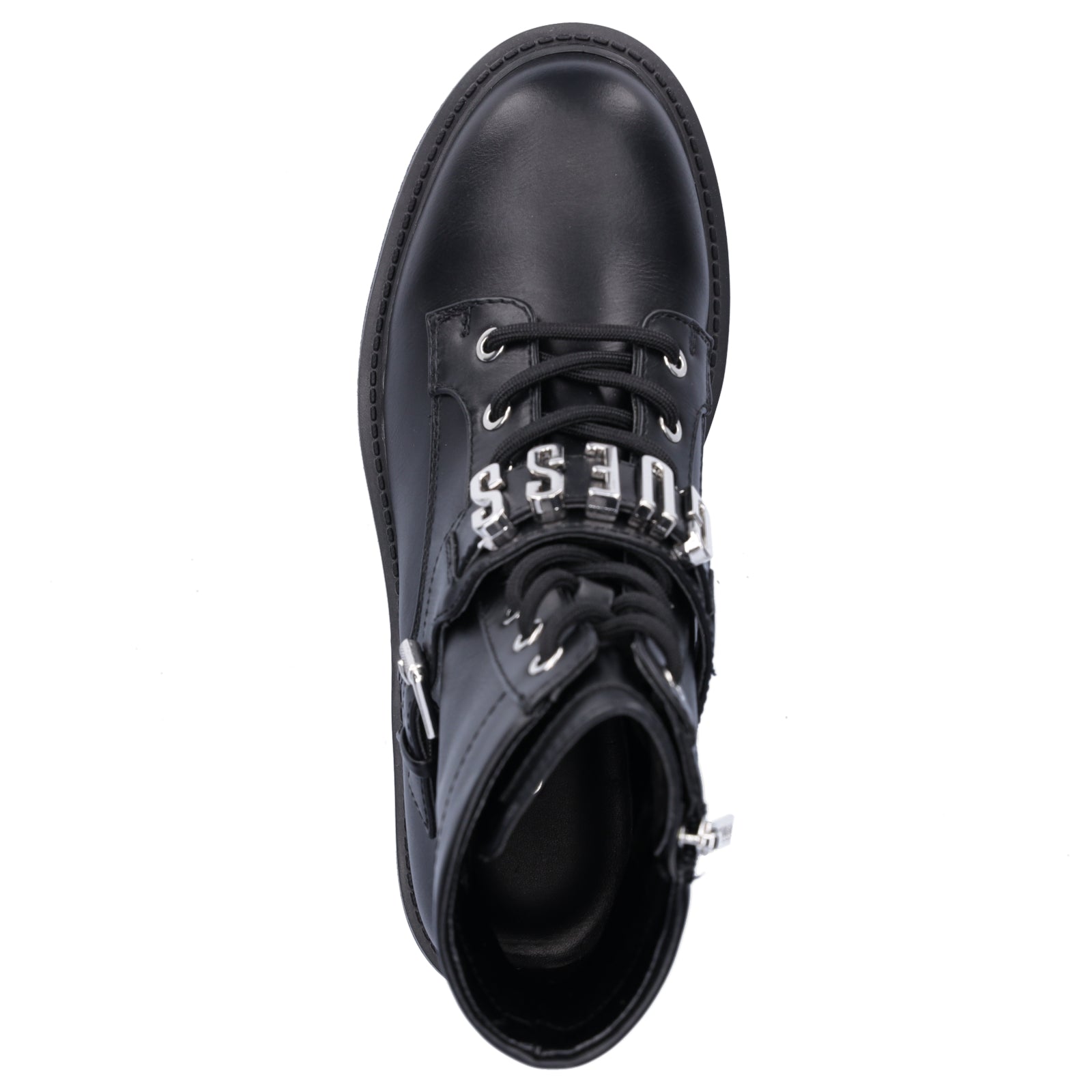 Guess women's lace-up boot Yanzy black