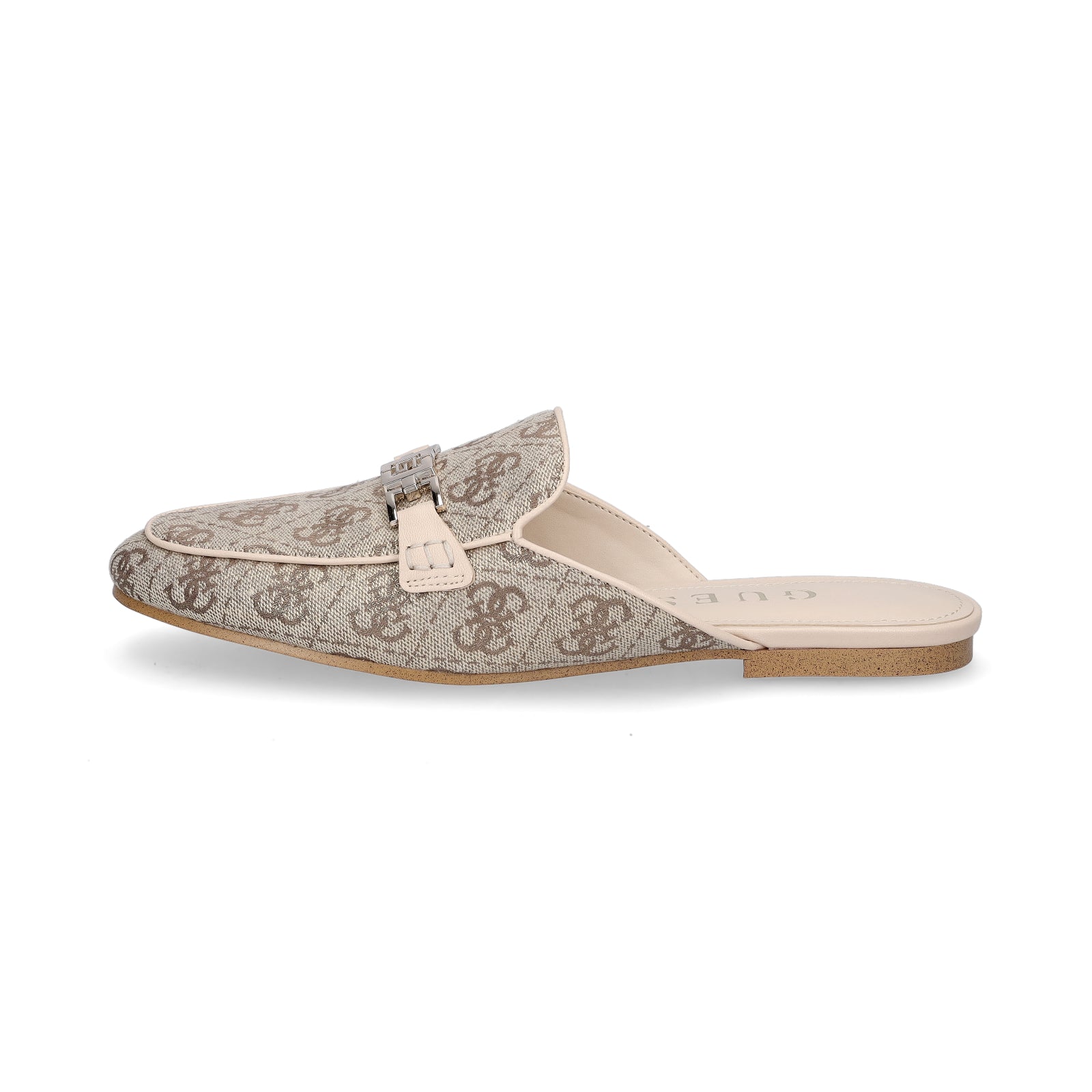 Guess Damen Pantolette Bommy2 beige gold