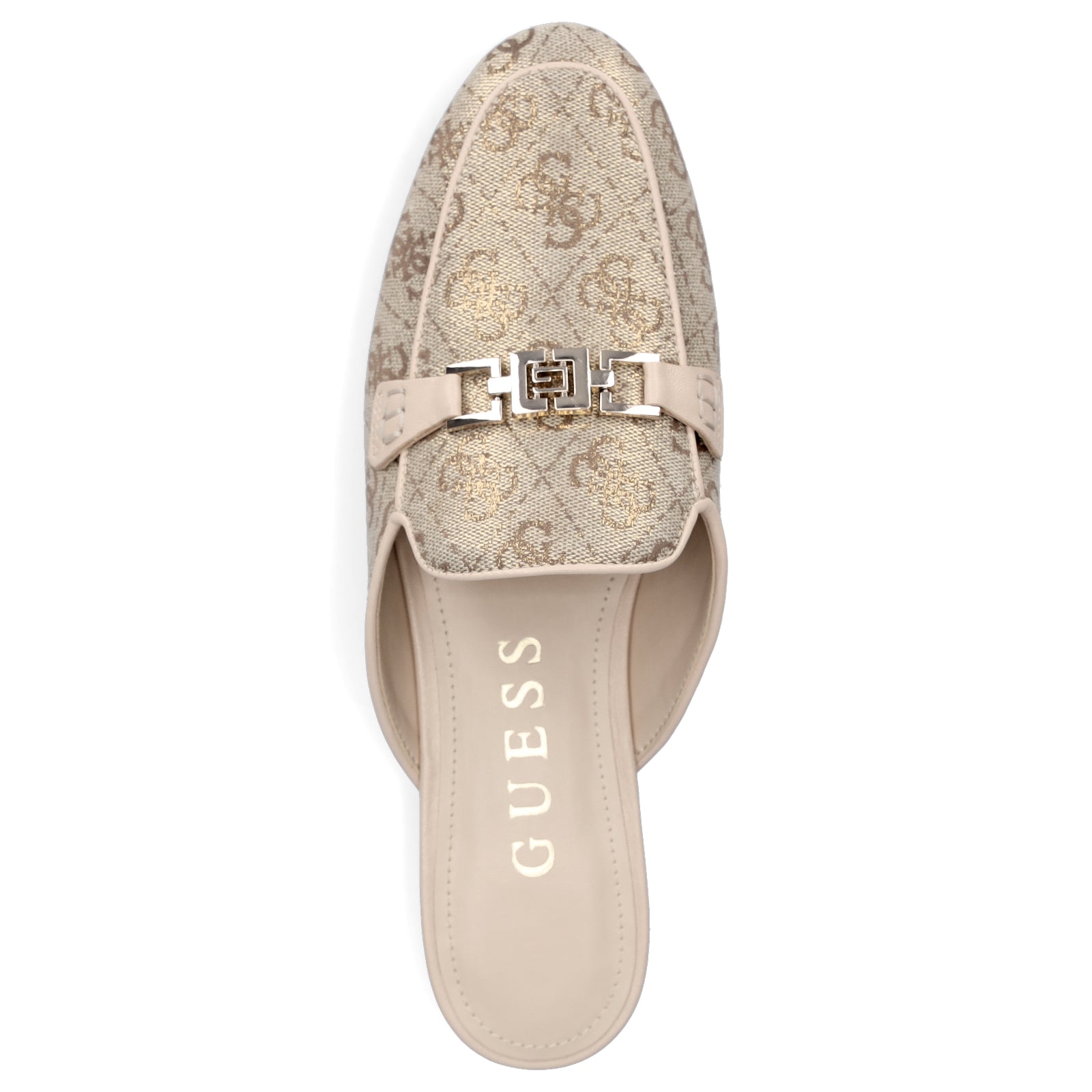 Guess Damen Pantolette Bommy2 beige gold