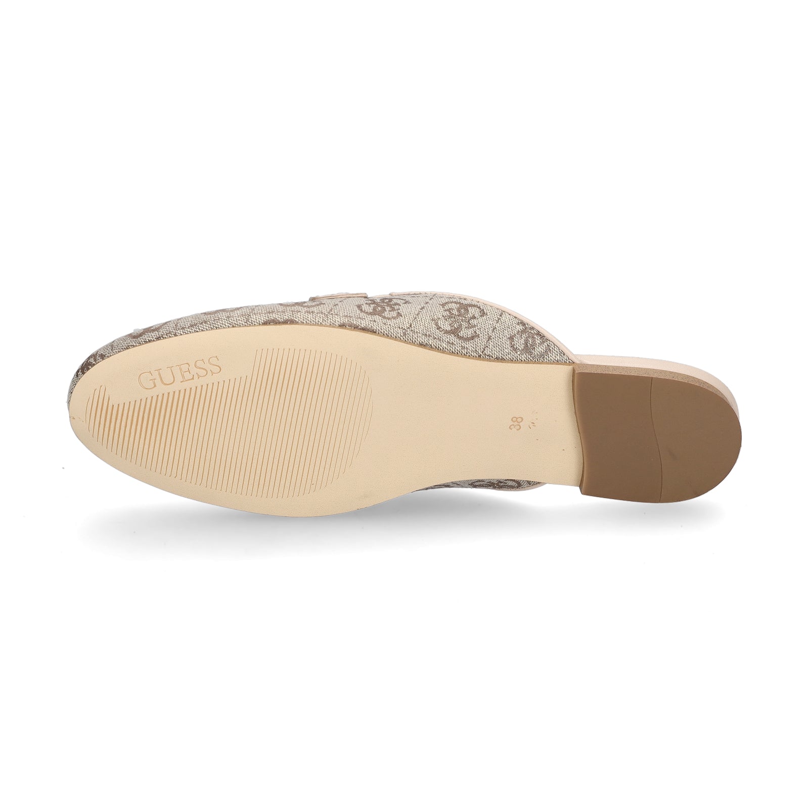 Guess Damen Pantolette Bommy2 beige gold