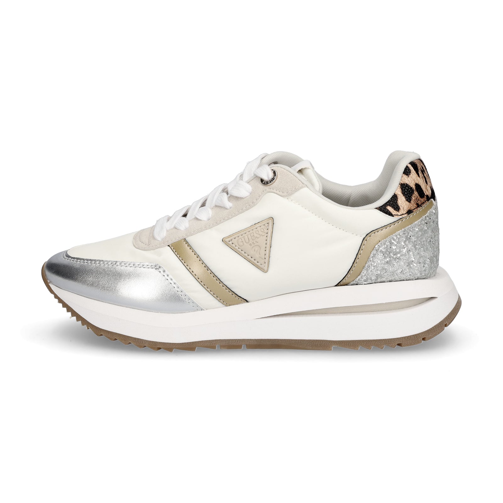 Guess Damen Sneaker Eagar2 offwhite leo