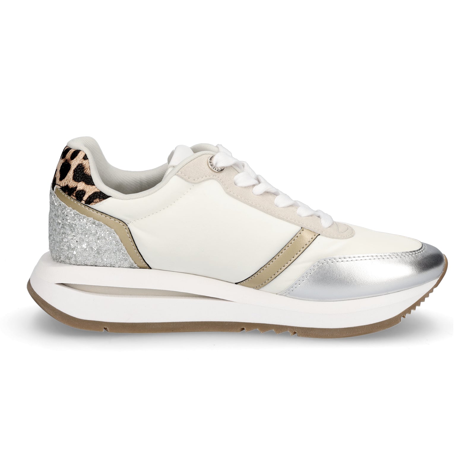 Guess Damen Sneaker Eagar2 offwhite leo