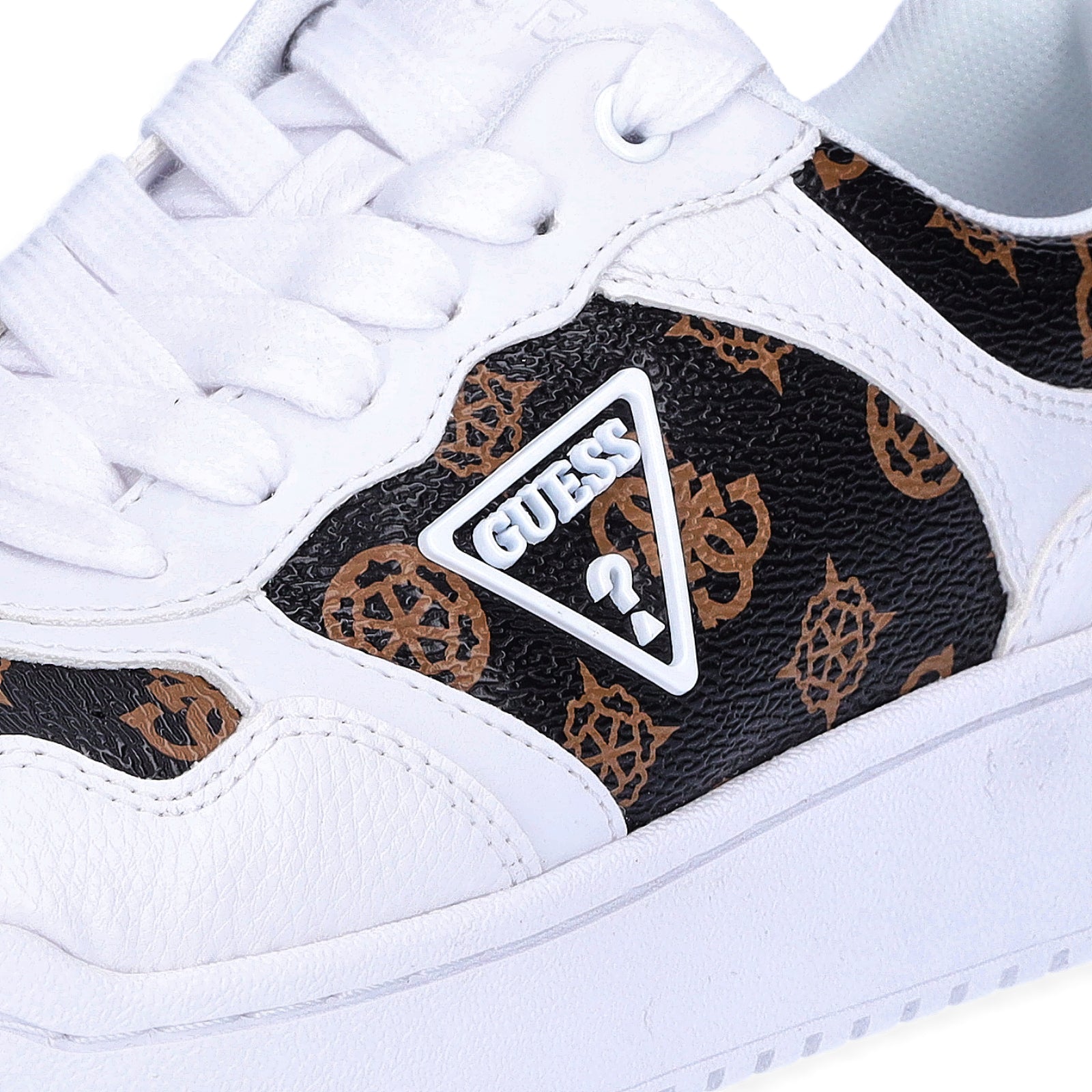 Guess Damen Sneaker Miram2 weiß braun