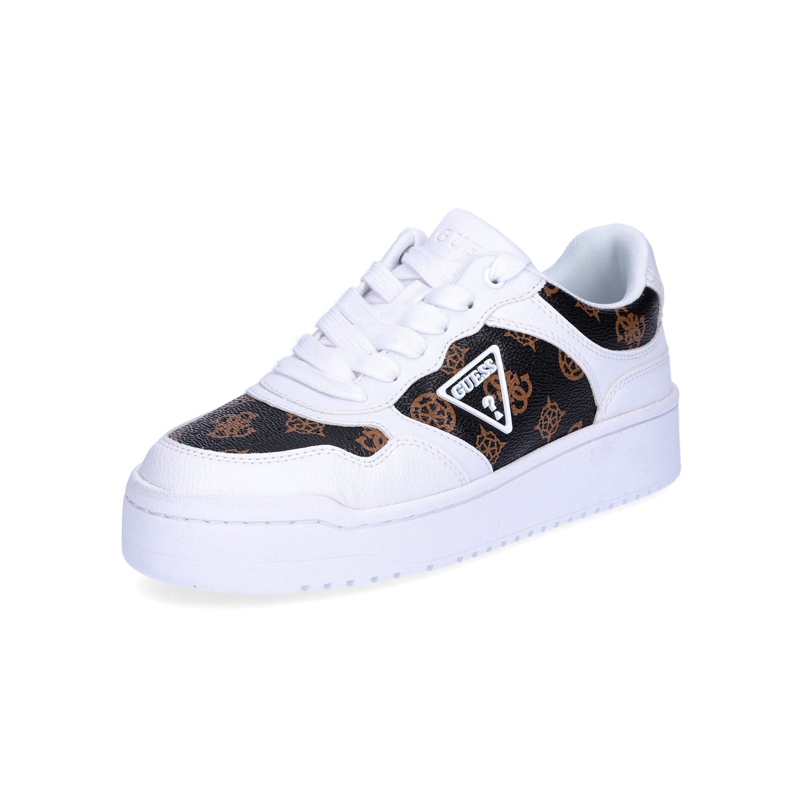 Guess Women's Sneakers Miram2 White Brown