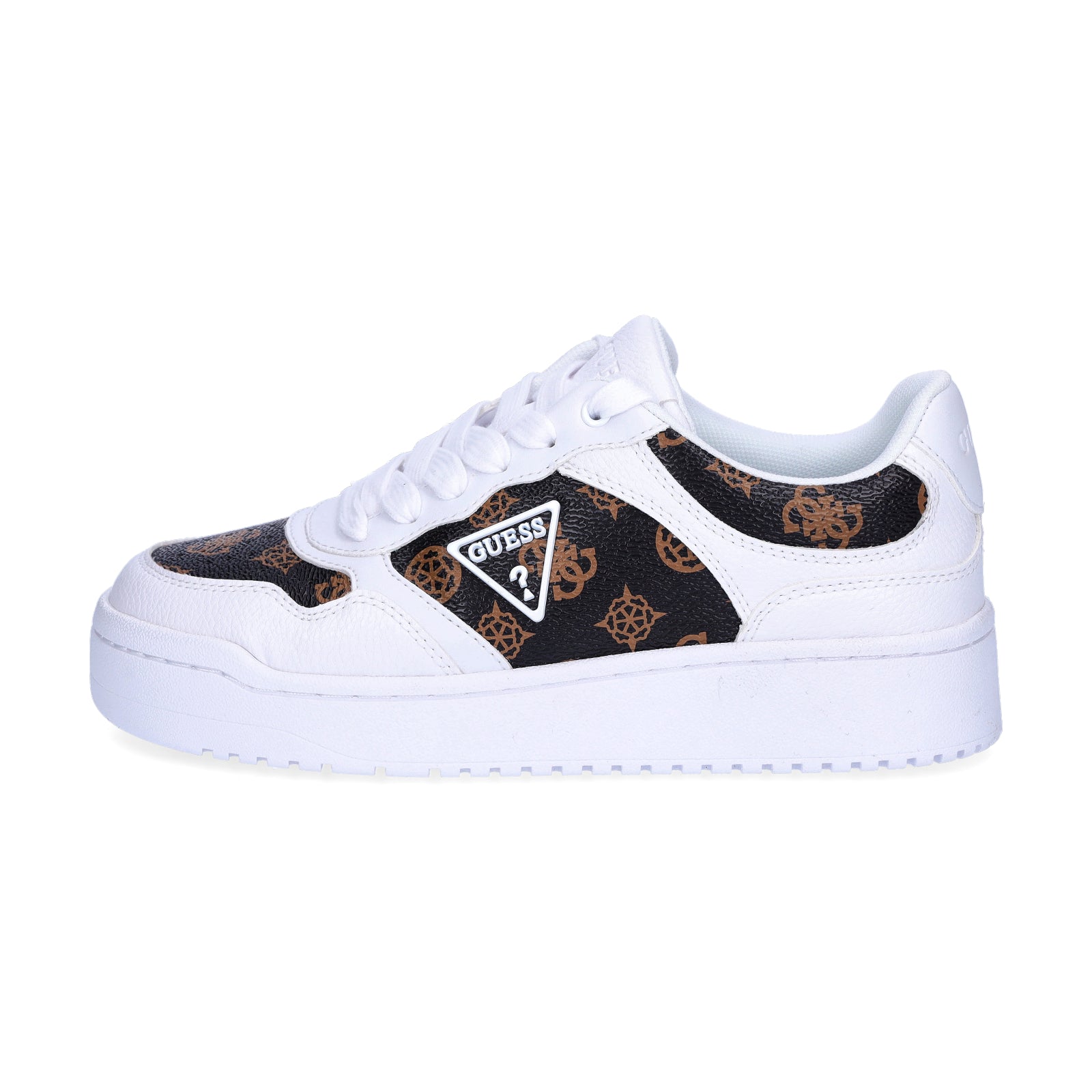 Guess Women's Sneakers Miram2 White Brown