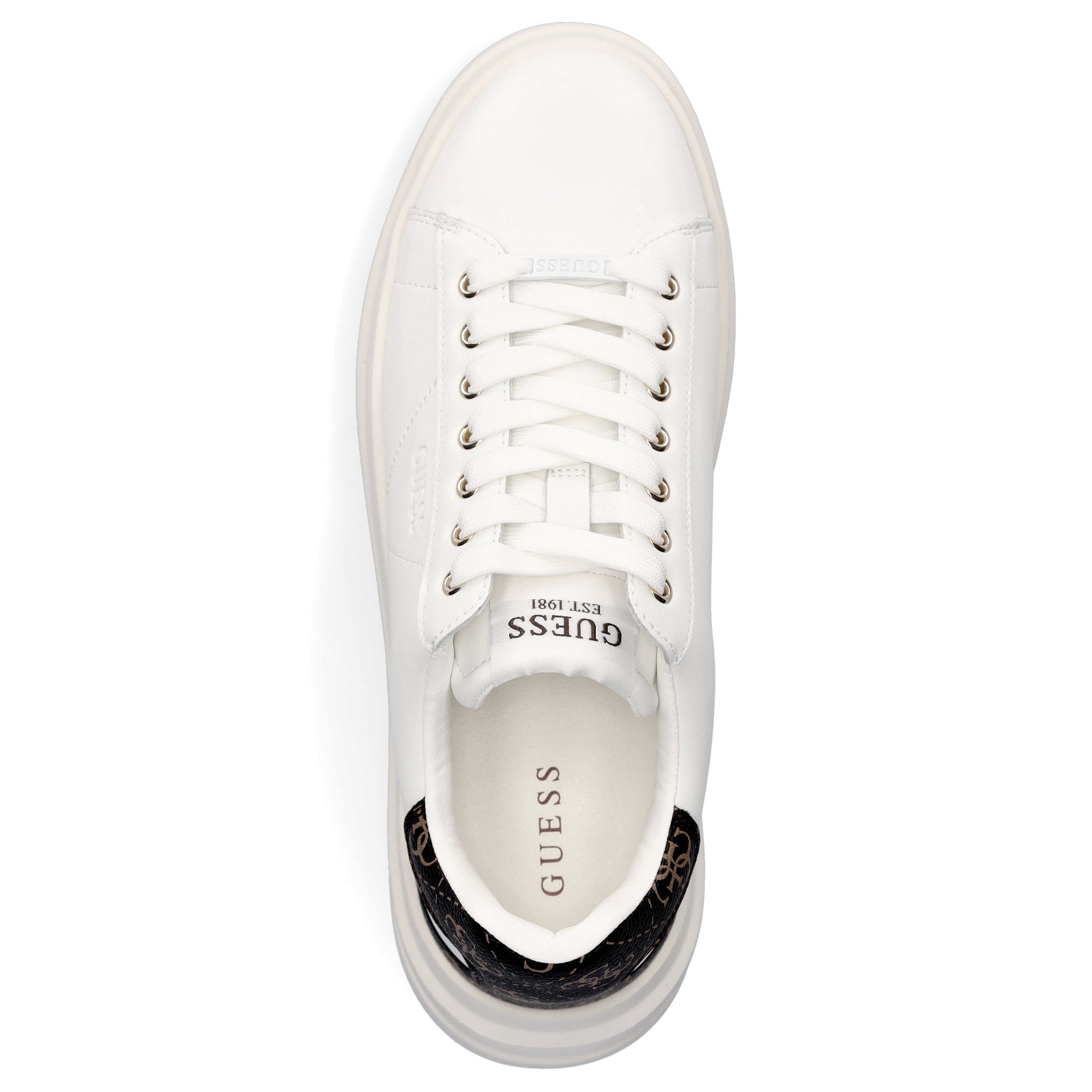 Guess Damen Sneaker Elbina weiß