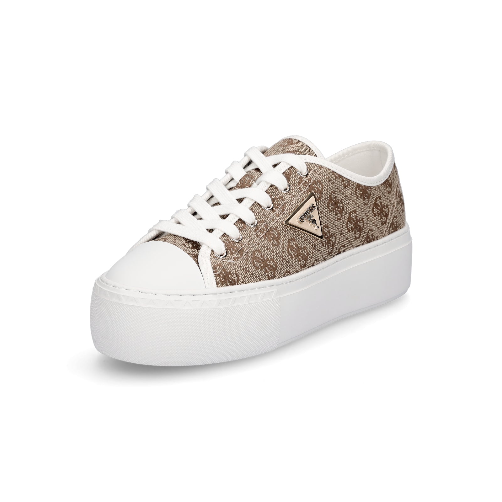 Guess Damen Sneaker Joezi4 beige braun