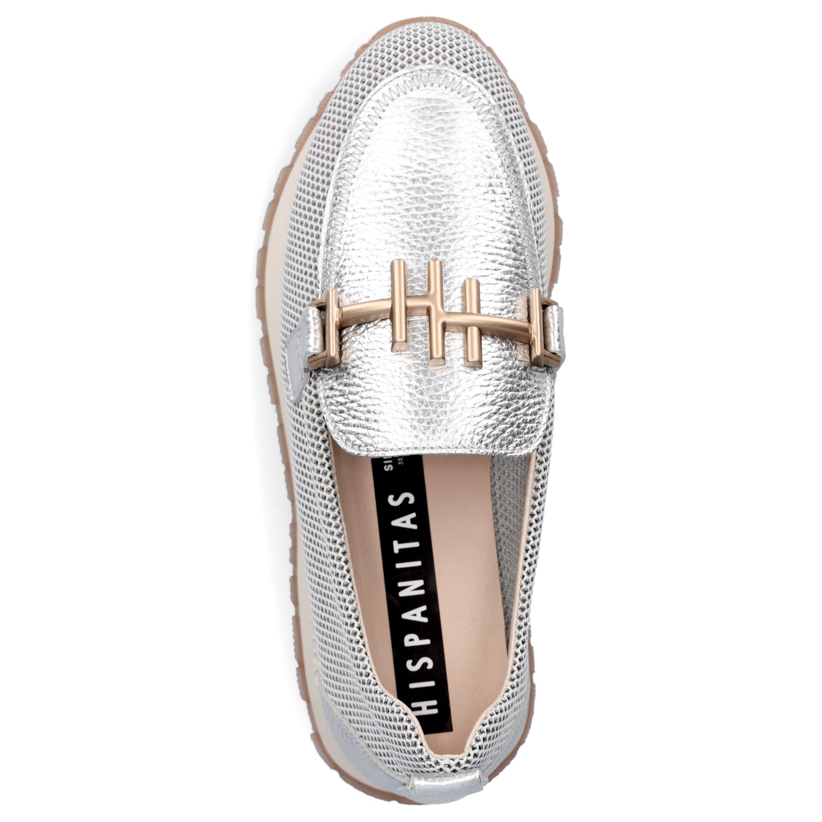 Hispanitas Damen Slipper silber