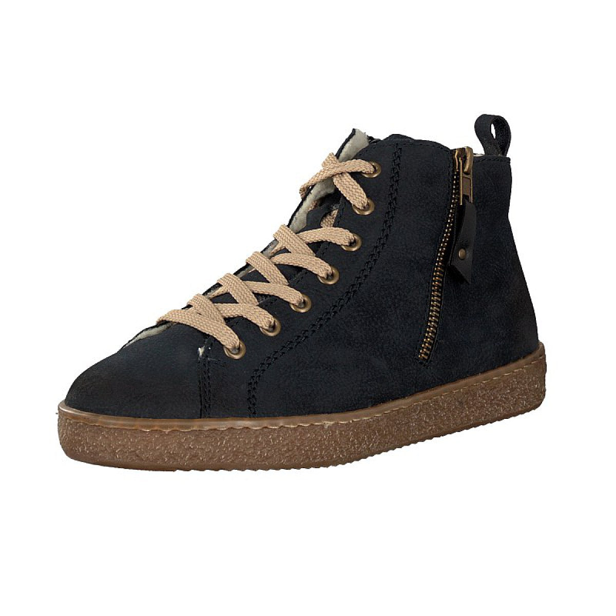 Rieker women's lace-up boot blue