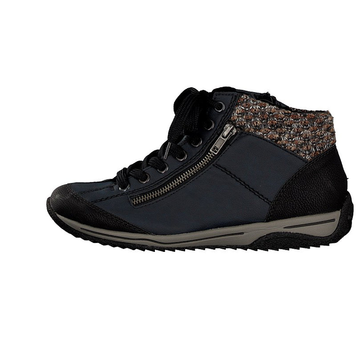 Rieker Damen Schnürboot blau