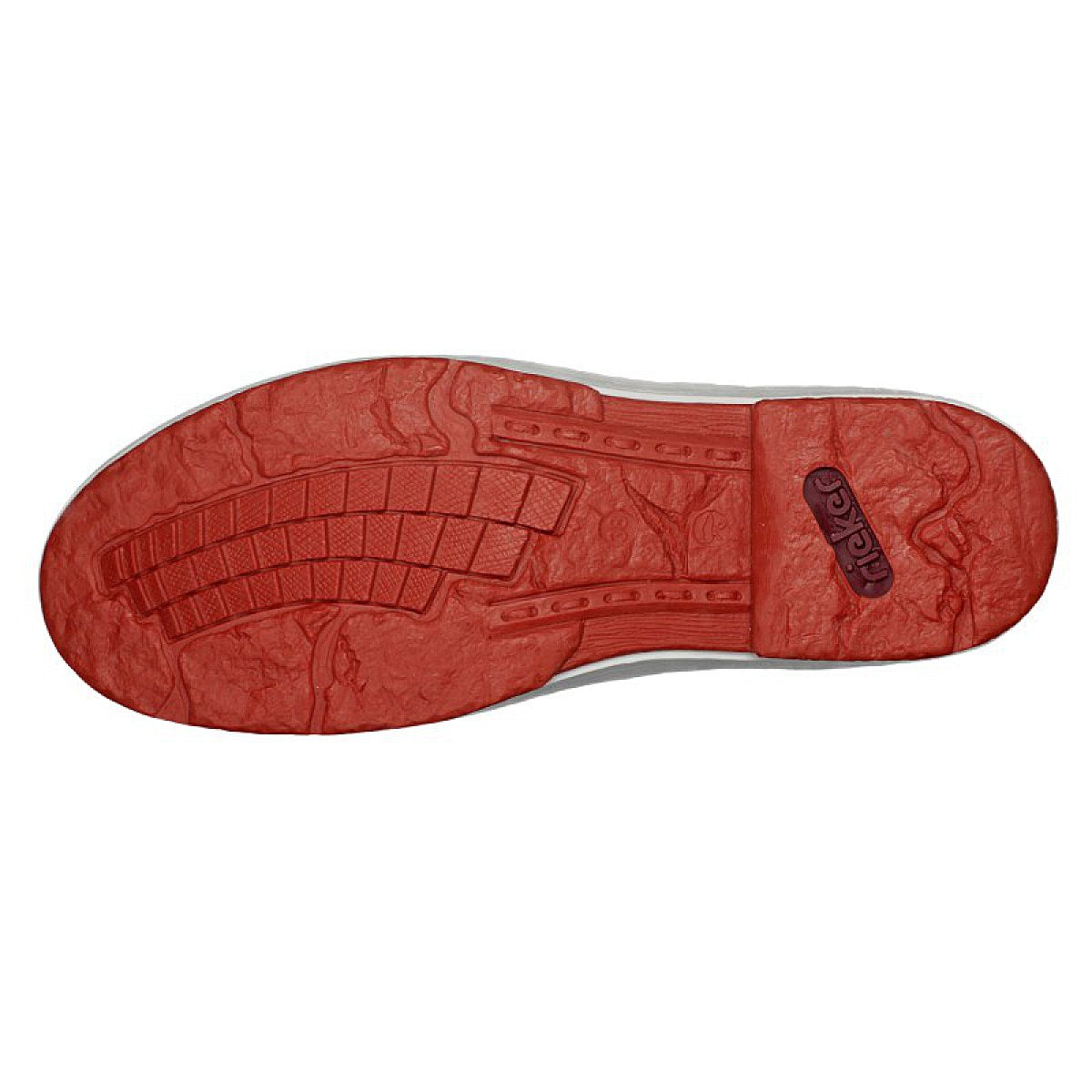 Rieker women's lace-up boot red