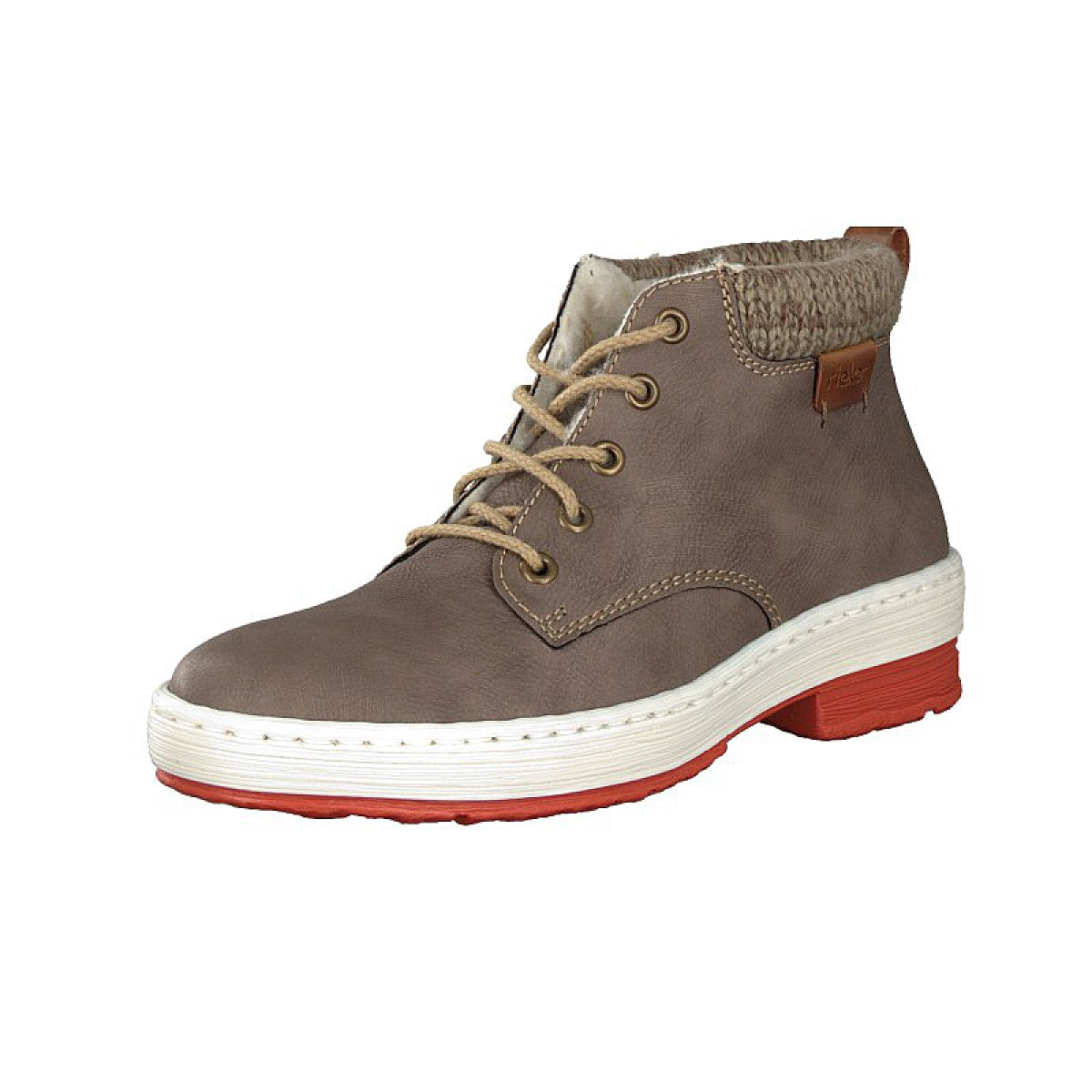 Rieker women's lace-up boot beige