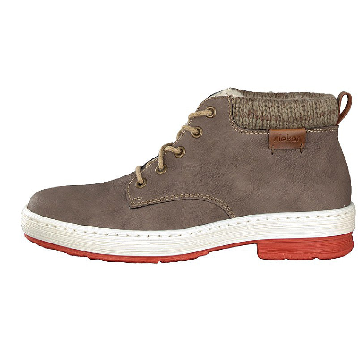 Rieker women's lace-up boot beige