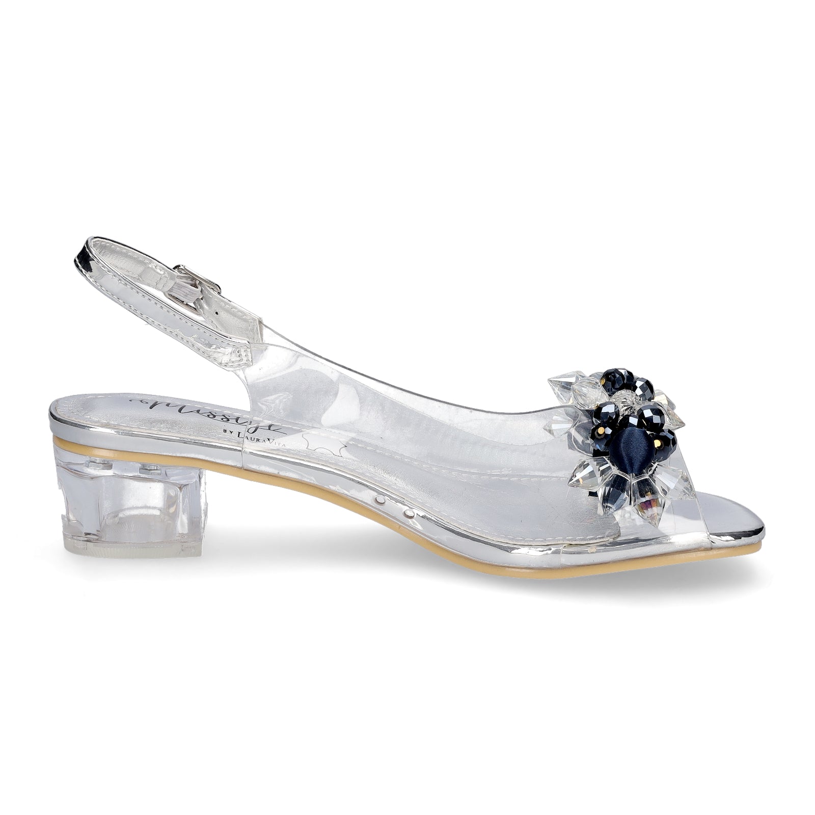 Laura Vita Damen Sandalette silber