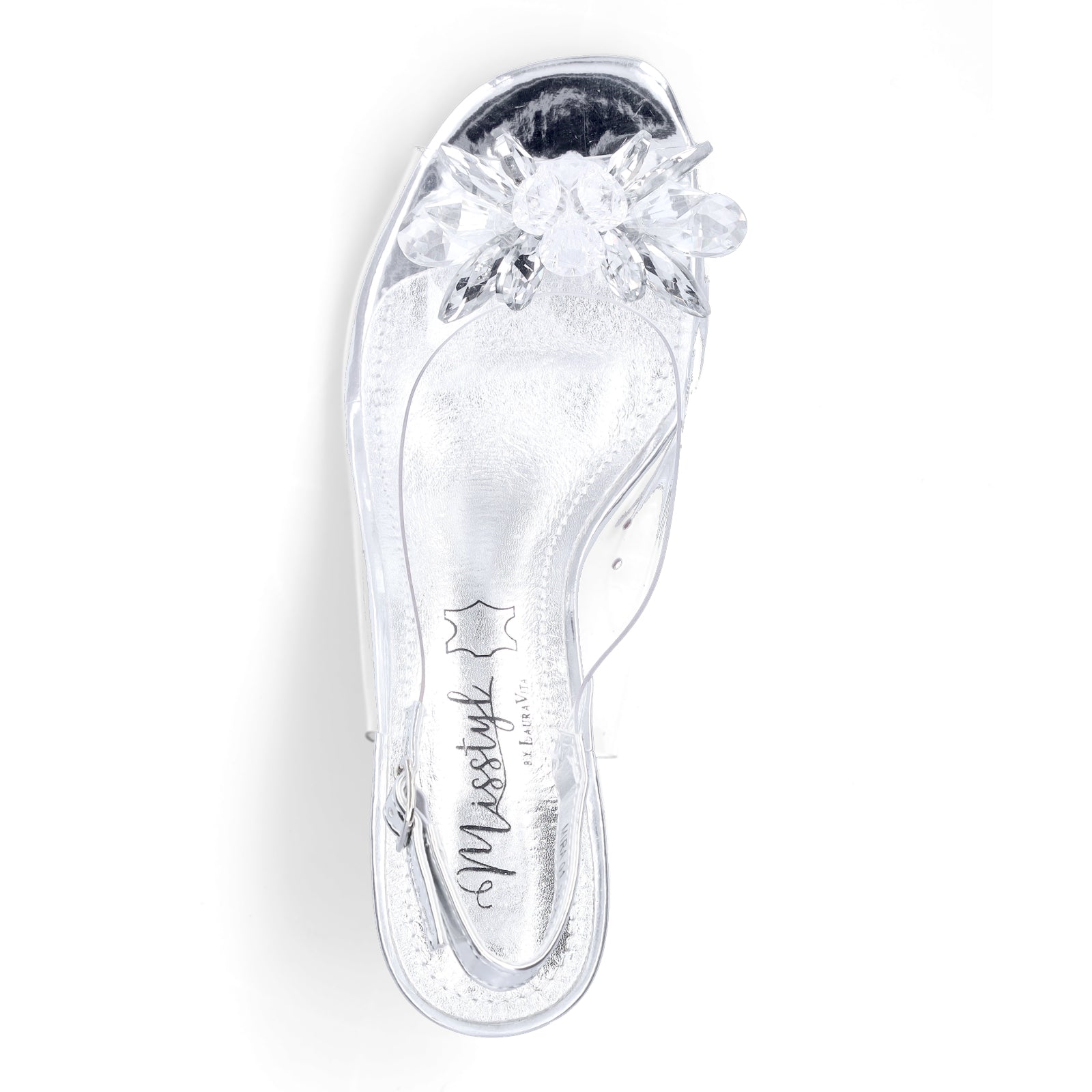 Laura Vita Damen Sandalette silber