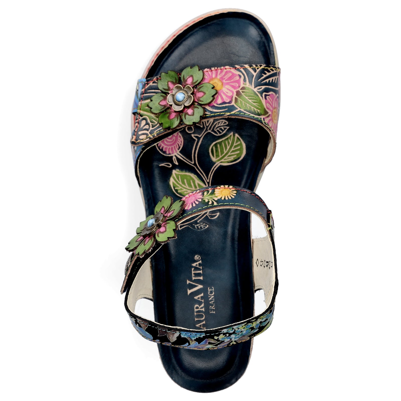Laura Vita Damen Sandalette jeans